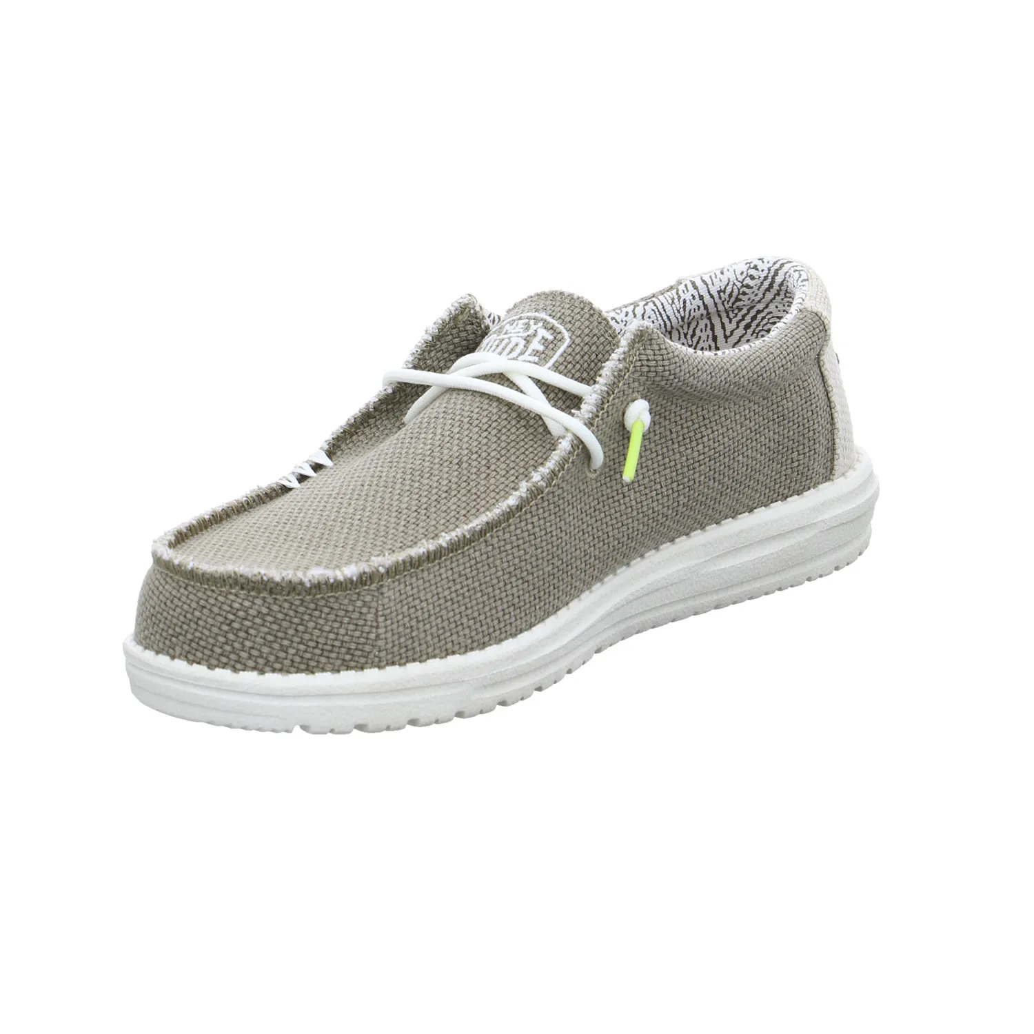 HEY DUDE Halbschuh Olive Textil 