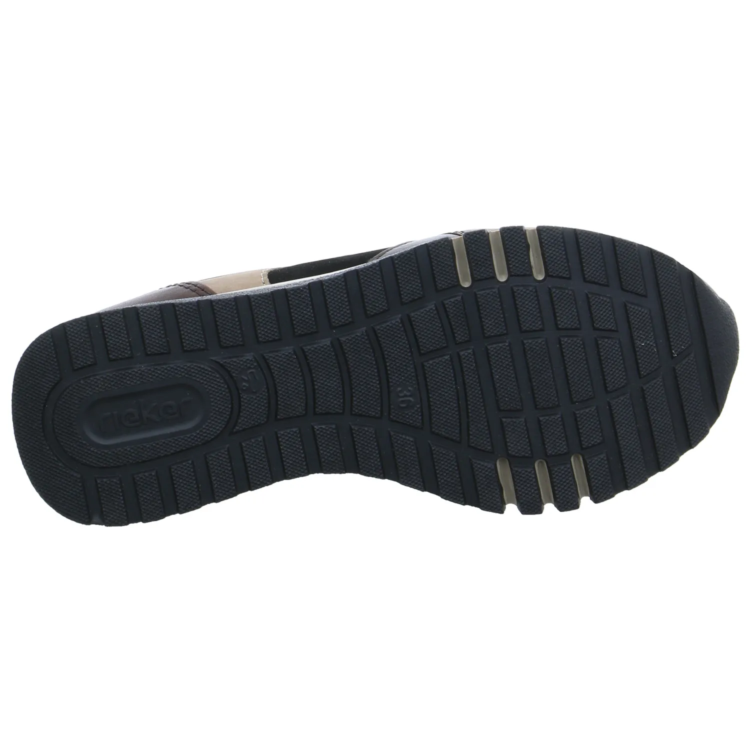 RIEKER mit Wechselfussbett Comfort-Schnürer Braun Leder RIEKER mit Wechselfussbett Comfort-Schnürer Braun Leder