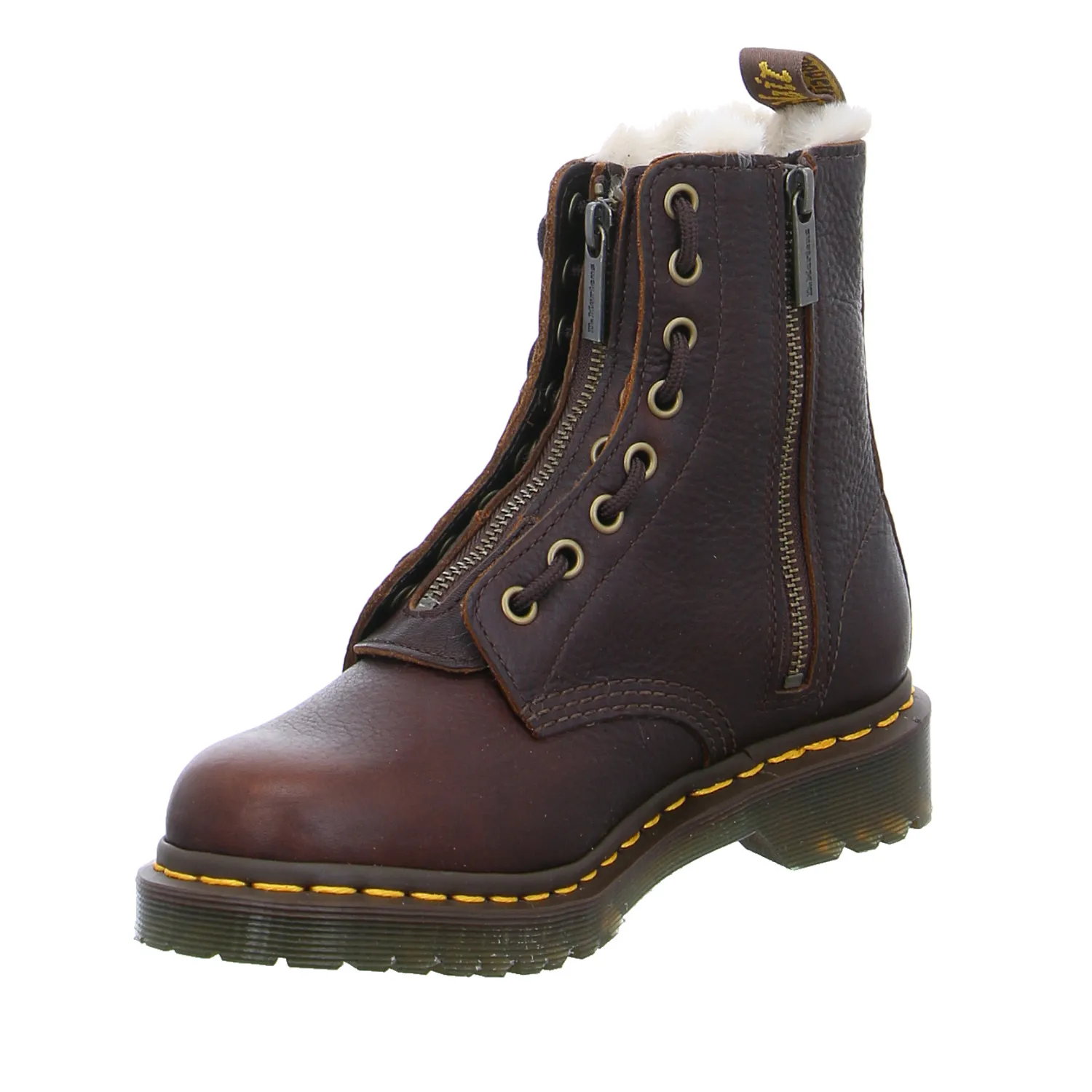 DR. MARTENS RV Abnehmbar Boot Braun Leder DR. MARTENS RV Abnehmbar Boot Braun Leder