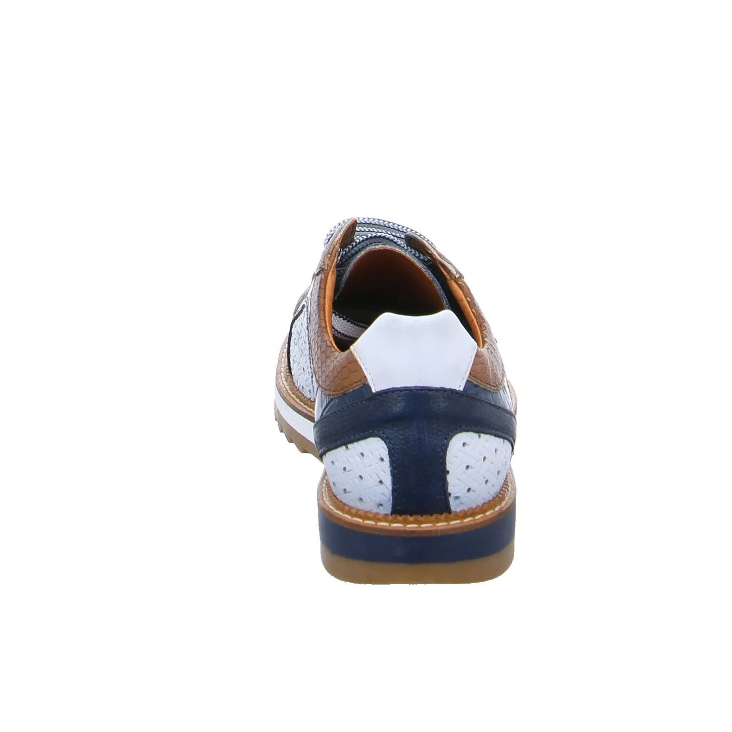 EXTON Halbschuhe Sneaker Blau Leder EXTON Halbschuhe Sneaker Blau Leder