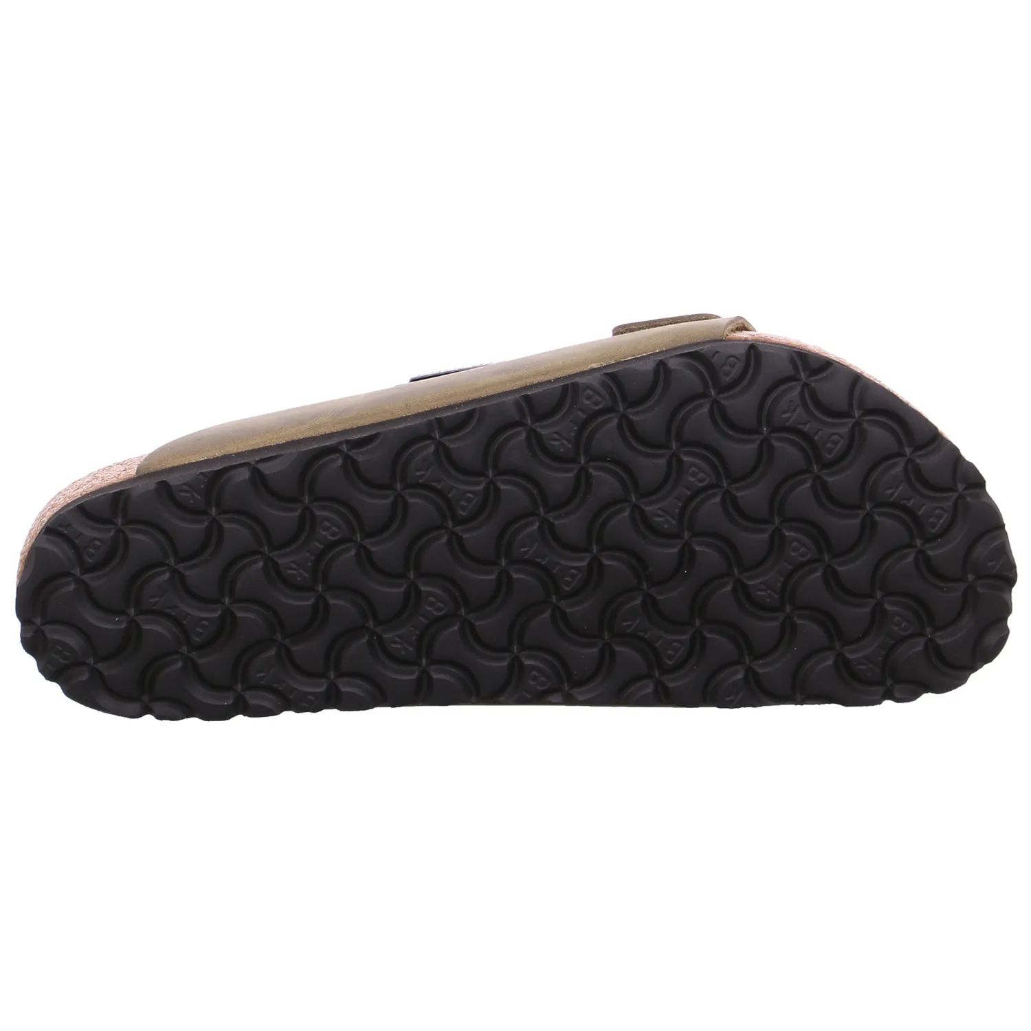 BIRKENSTOCK Normale Breite Bio-Mûles Khaki Leder BIRKENSTOCK Normale Breite Bio-Mûles Khaki Leder
