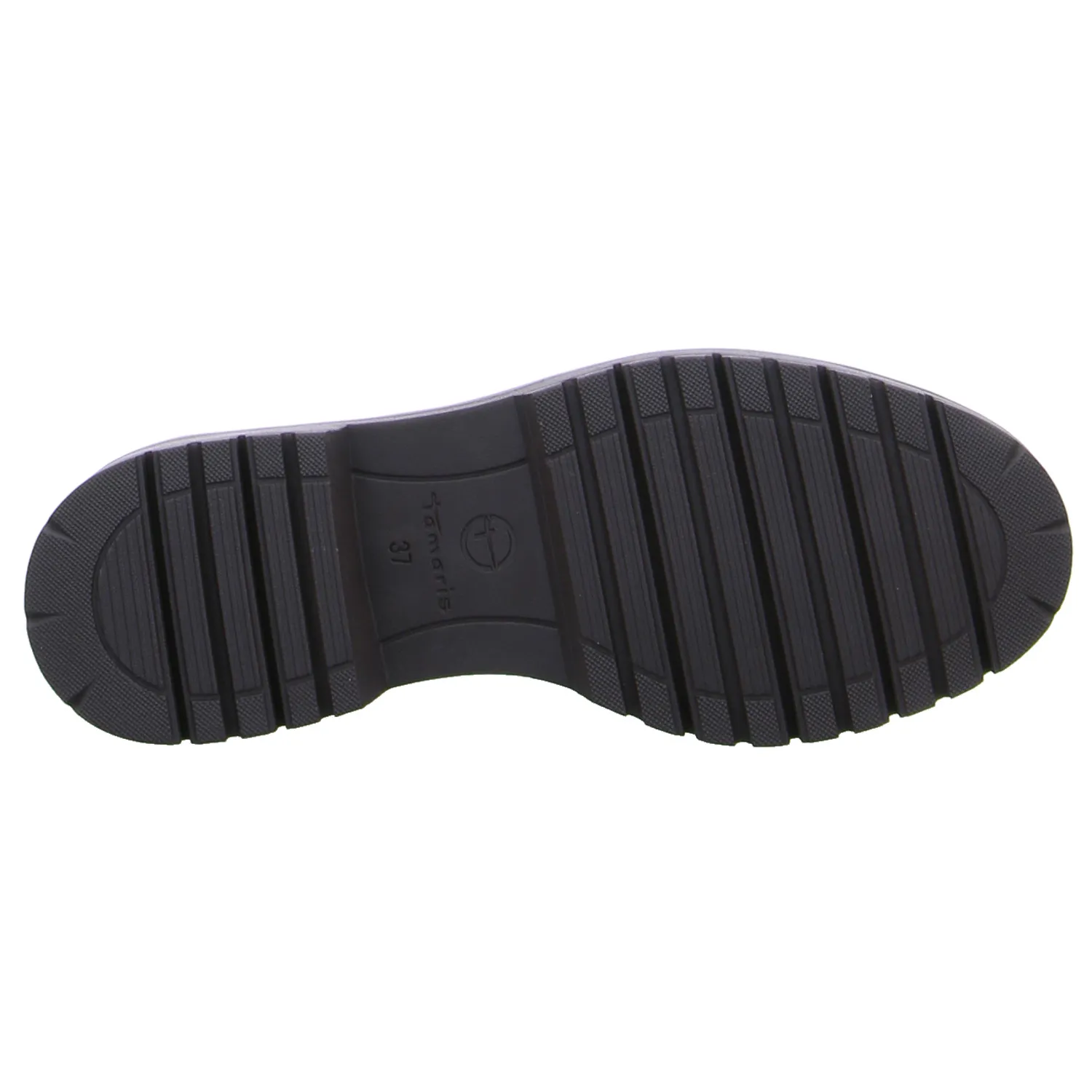 TAMARIS Slipper Taupe Leder TAMARIS Slipper Taupe Leder