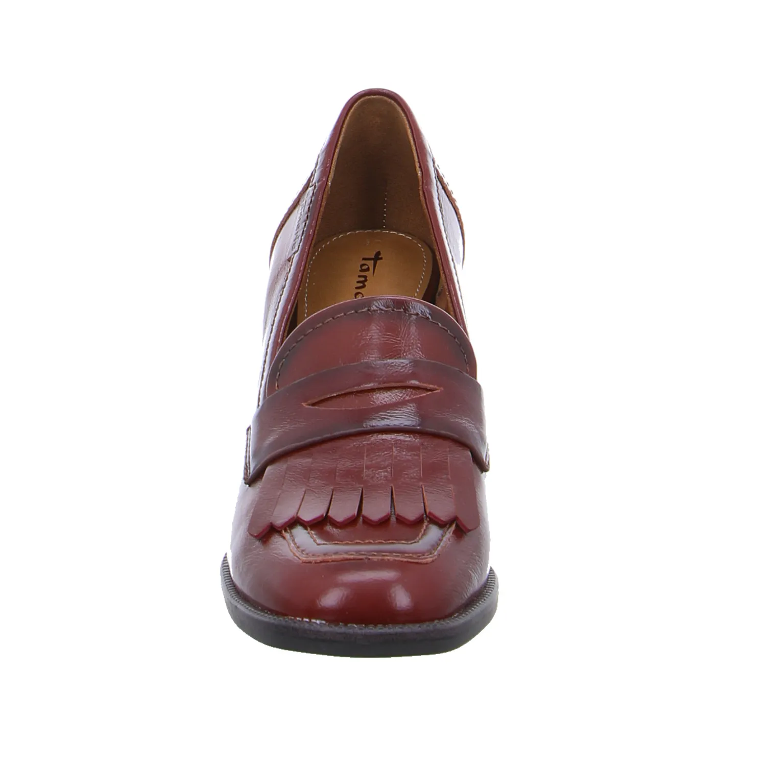 TAMARIS Hochfrontpumps Cognac Leder TAMARIS Hochfrontpumps Cognac Leder