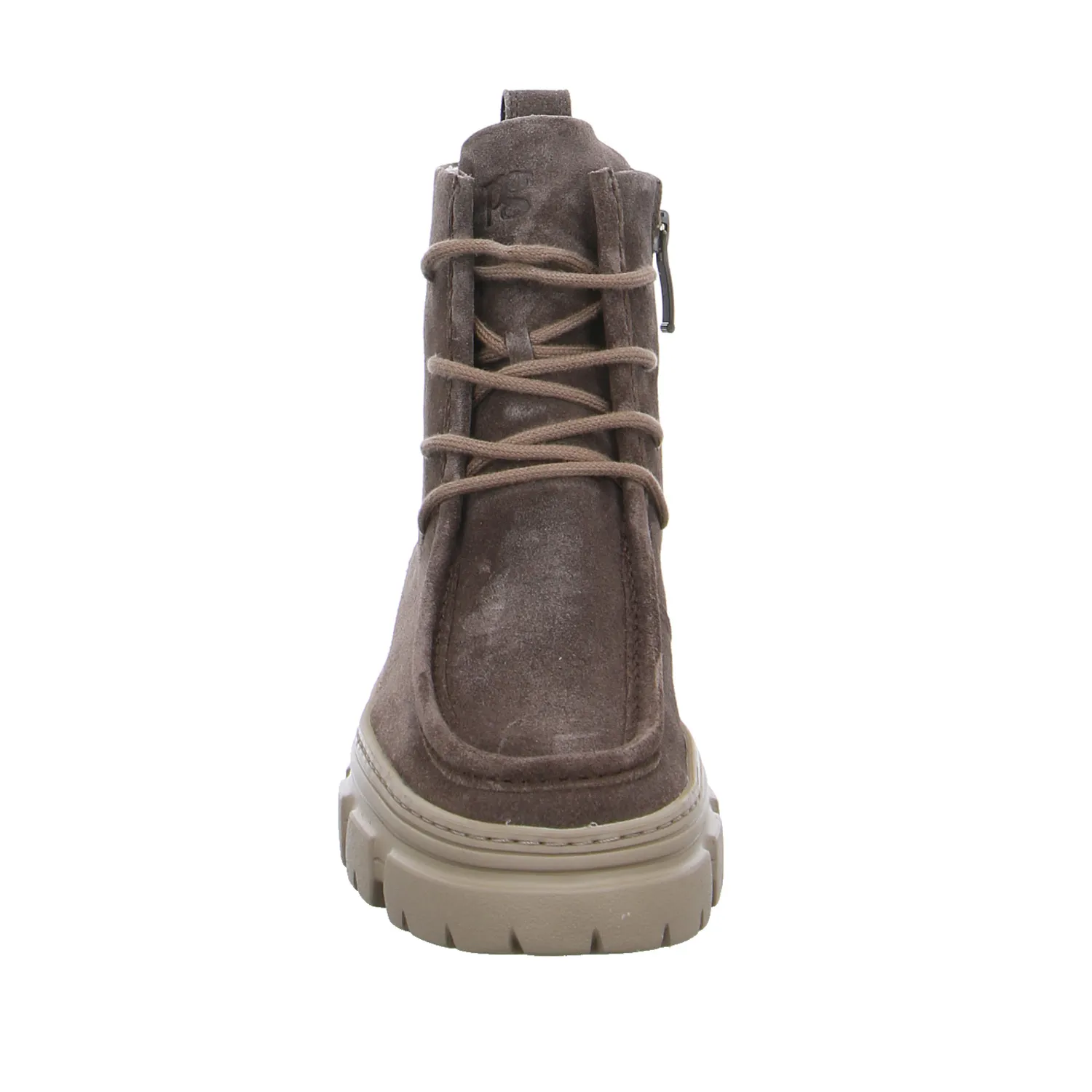 PAUL GREEN Boot Mittelbraun Leder 