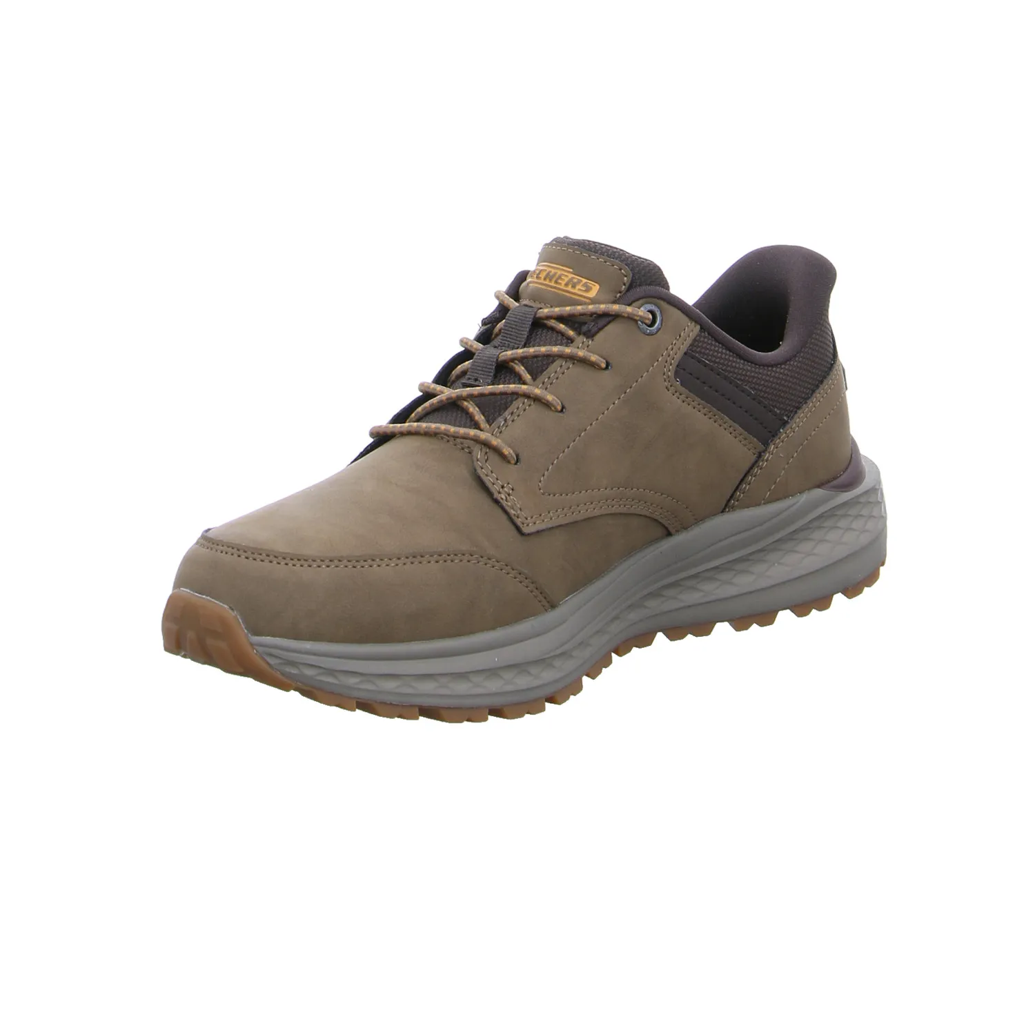 SKECHERS Gogamat Halbschuhe Sneaker Mittelbraun Lederimitat SKECHERS Gogamat Halbschuhe Sneaker Mittelbraun Lederimitat