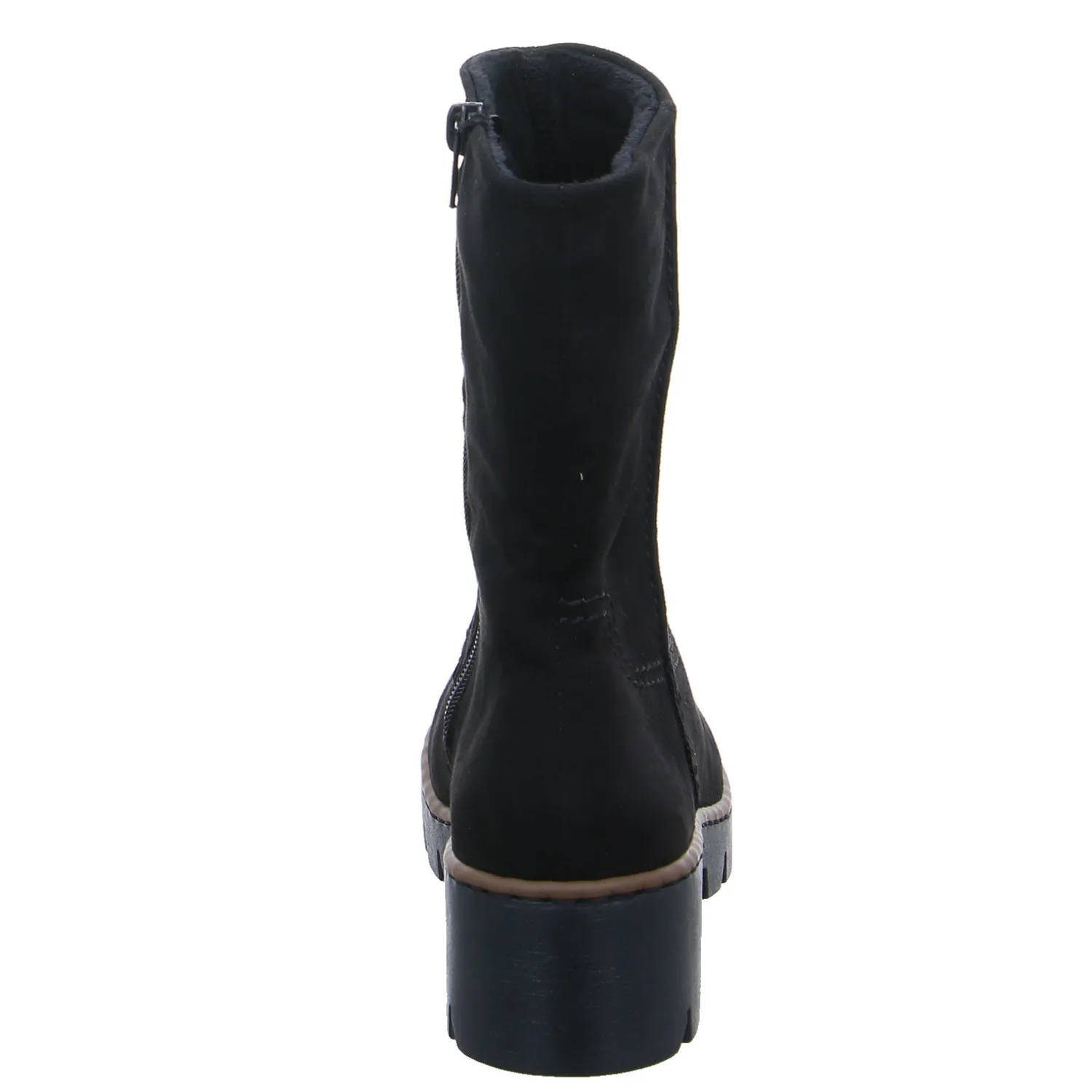 RIEKER Stiefelette Schwarz Lederimitat RIEKER Stiefelette Schwarz Lederimitat