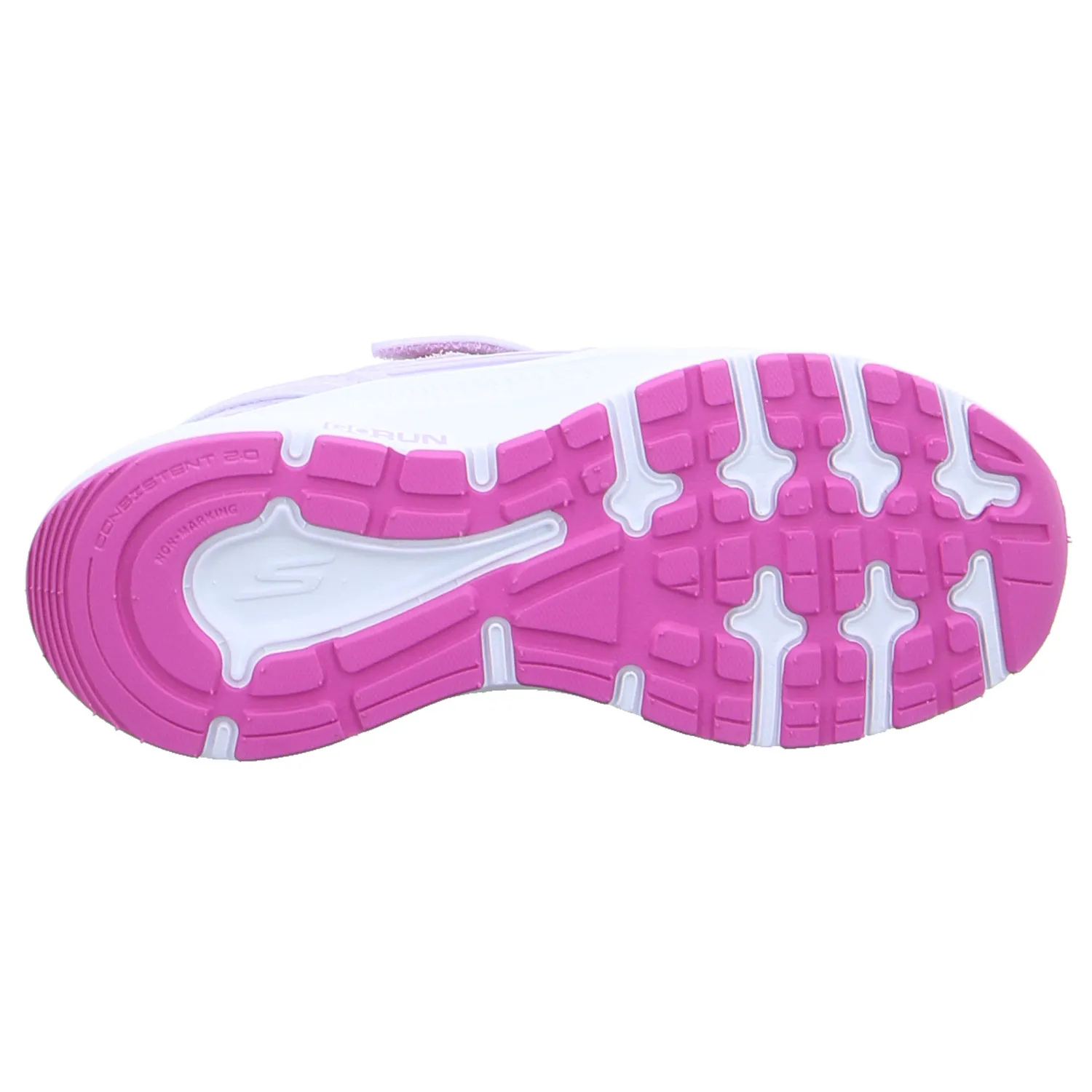 SKECHERS Sneaker Mädchen-Halbschuh Klett Flieder Textil 