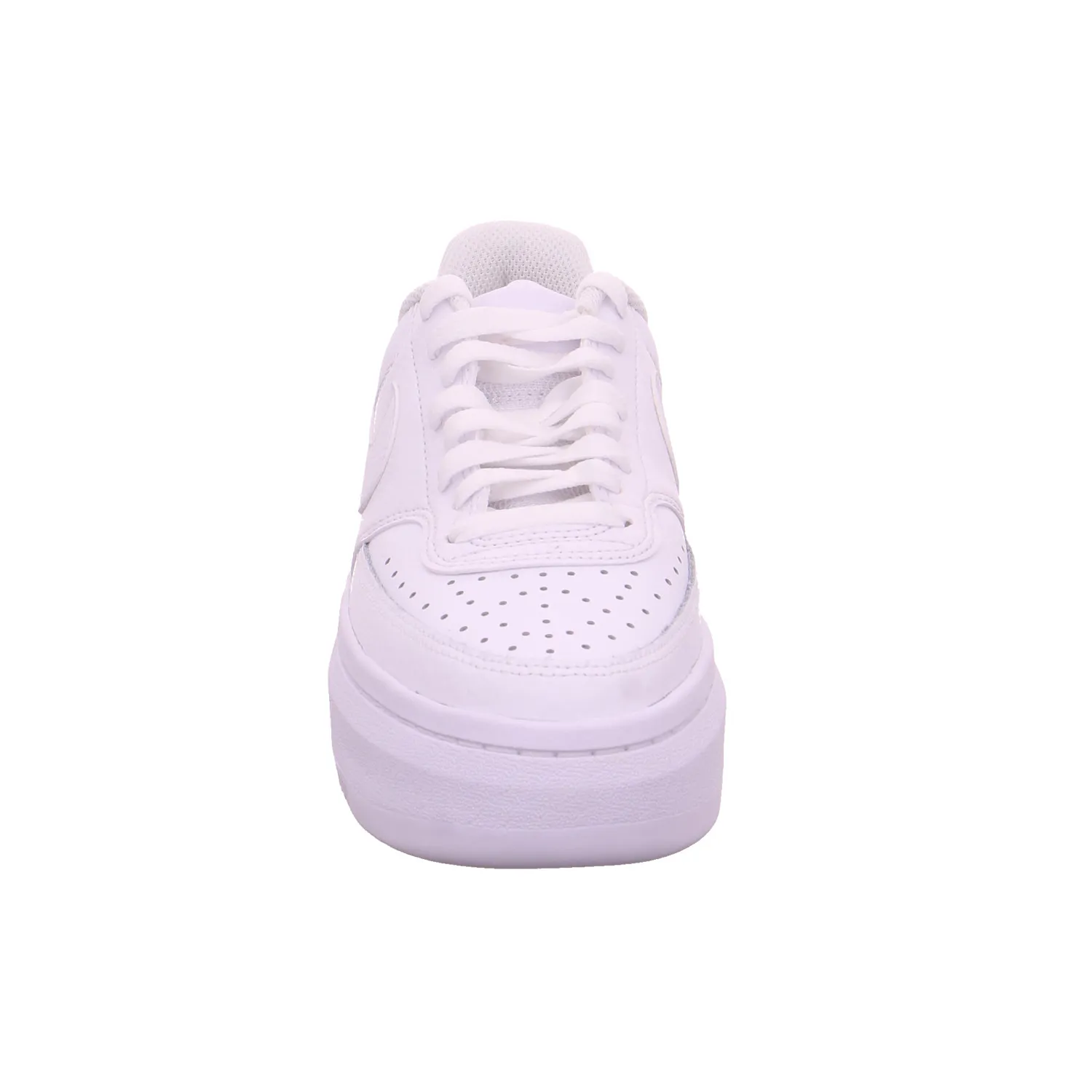NIKE Court Vision Low Next Sneaker- Streetschuh Damen Weiss Leder 