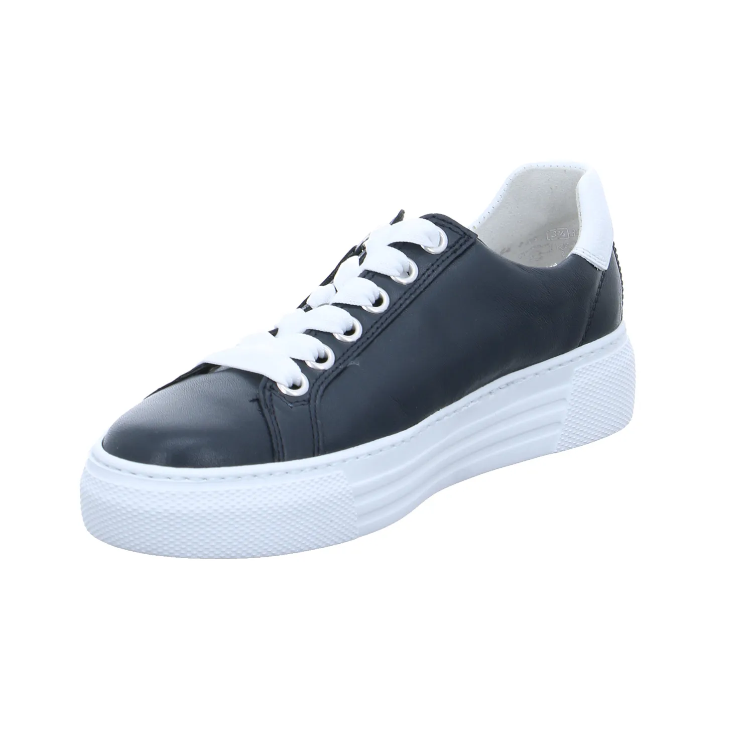 GABOR "Super soft" Sneaker Blau Leder GABOR "Super soft" Sneaker Blau Leder