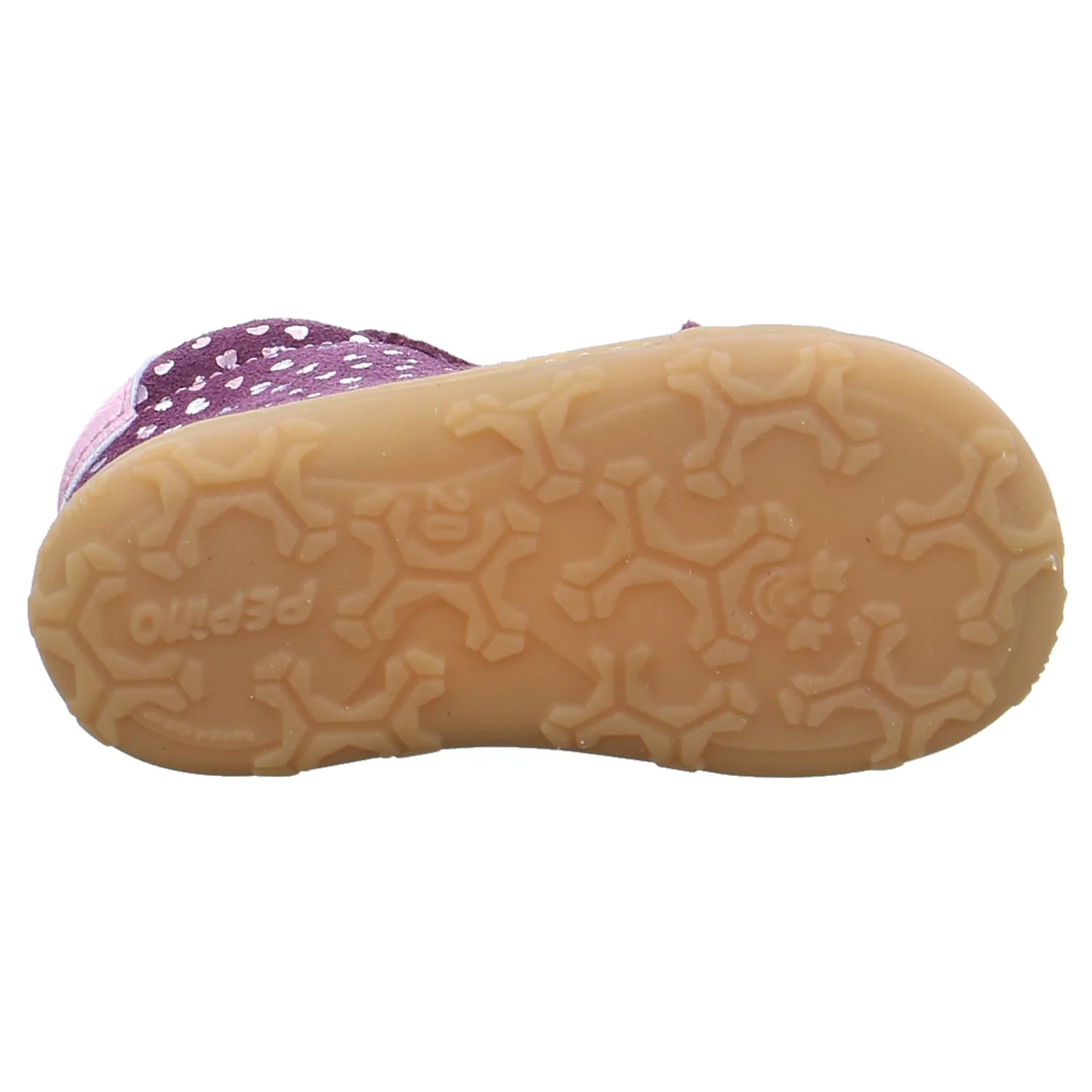PEPINO Bottine Lauflernschuh Dunkelrot Leder 