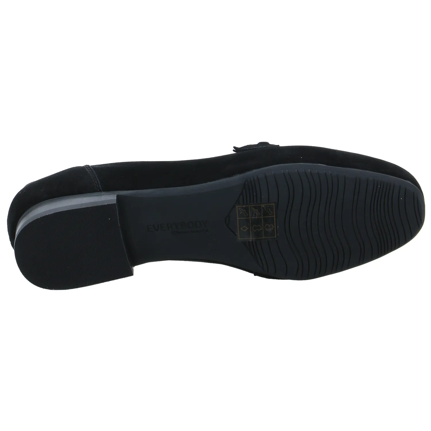 EVERYBODY Slipper Schwarz Leder EVERYBODY Slipper Schwarz Leder