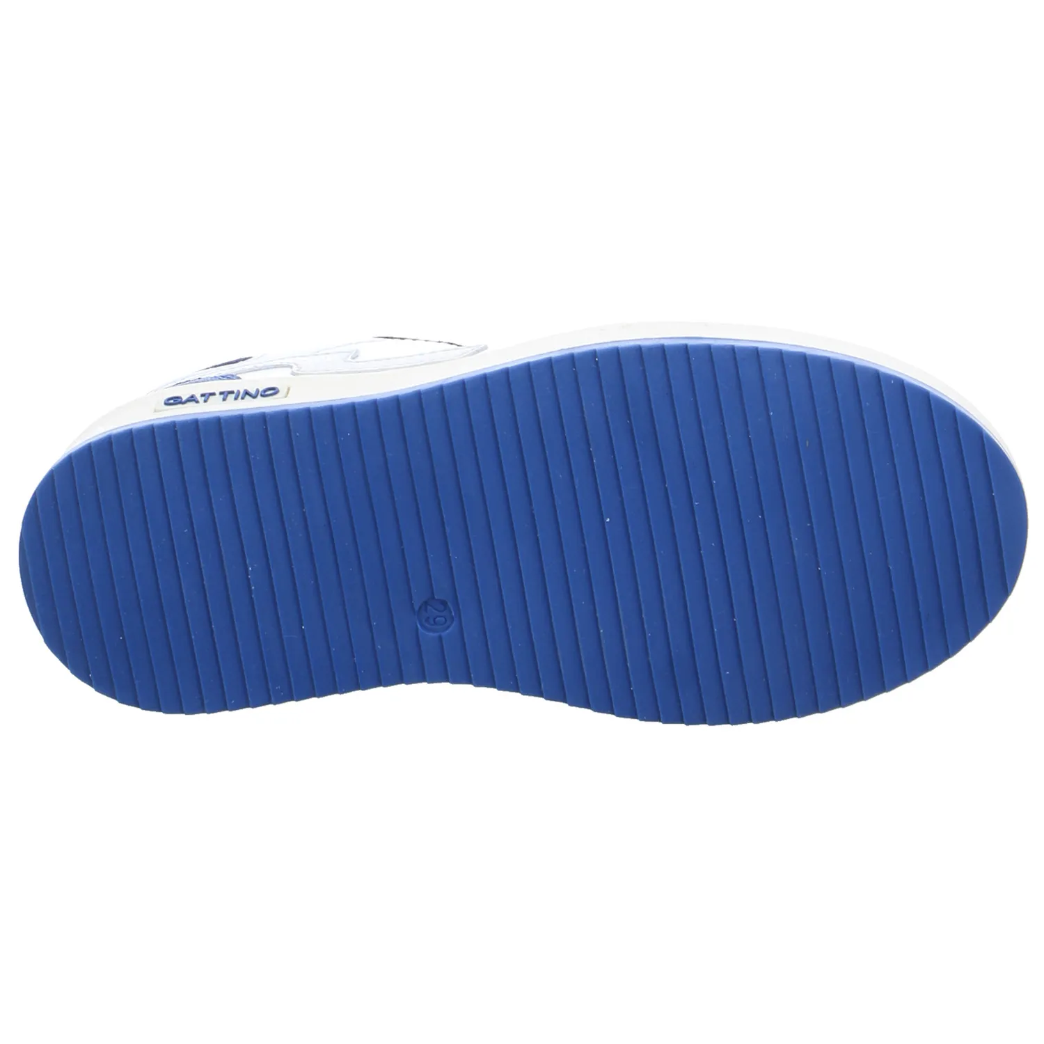 GATTINO Sneaker Kleinkinder-Halbschuh Binder Blau Leder GATTINO Sneaker Kleinkinder-Halbschuh Binder Blau Leder