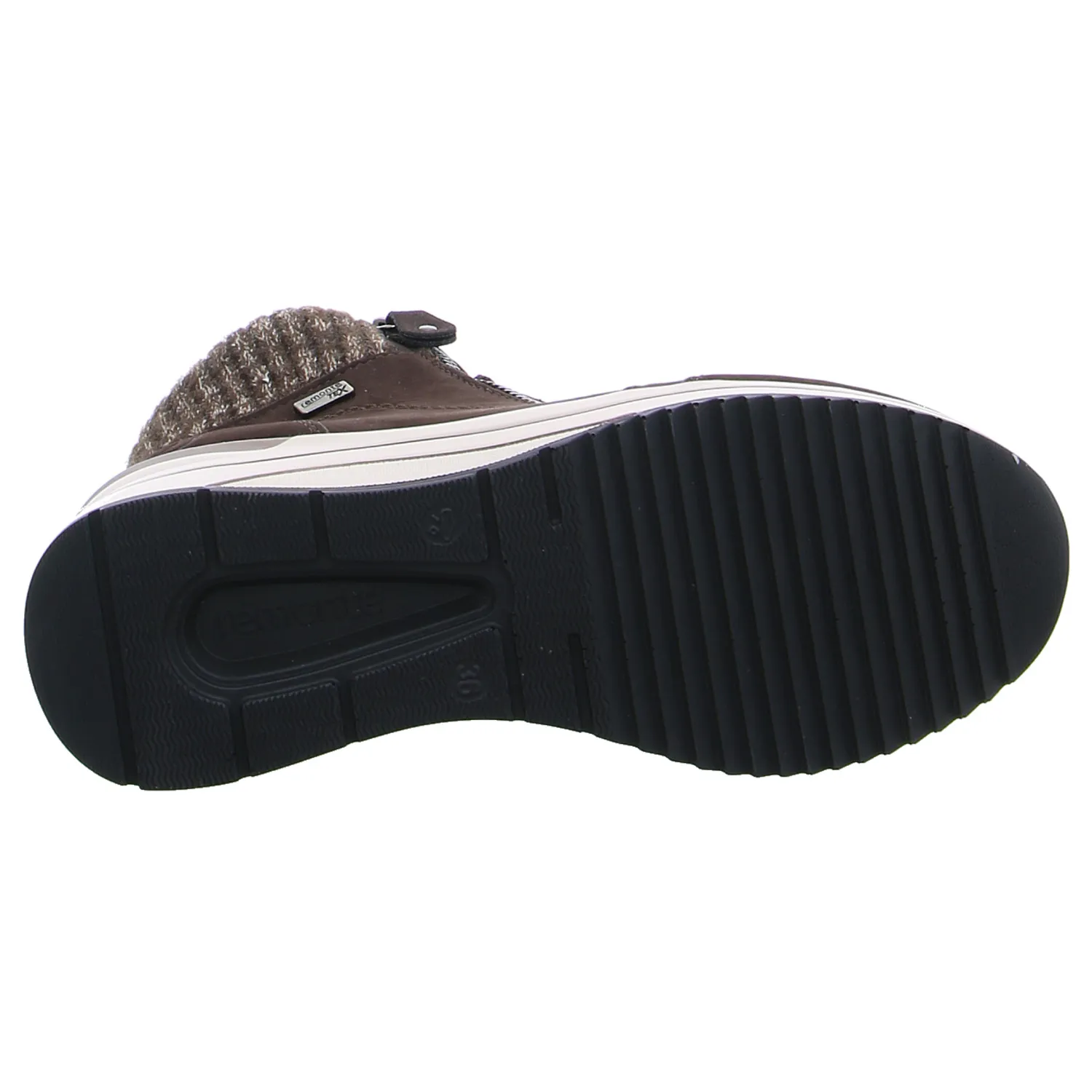 REMONTE Comfort-Mid Cut Sneaker Braun Leder REMONTE Comfort-Mid Cut Sneaker Braun Leder