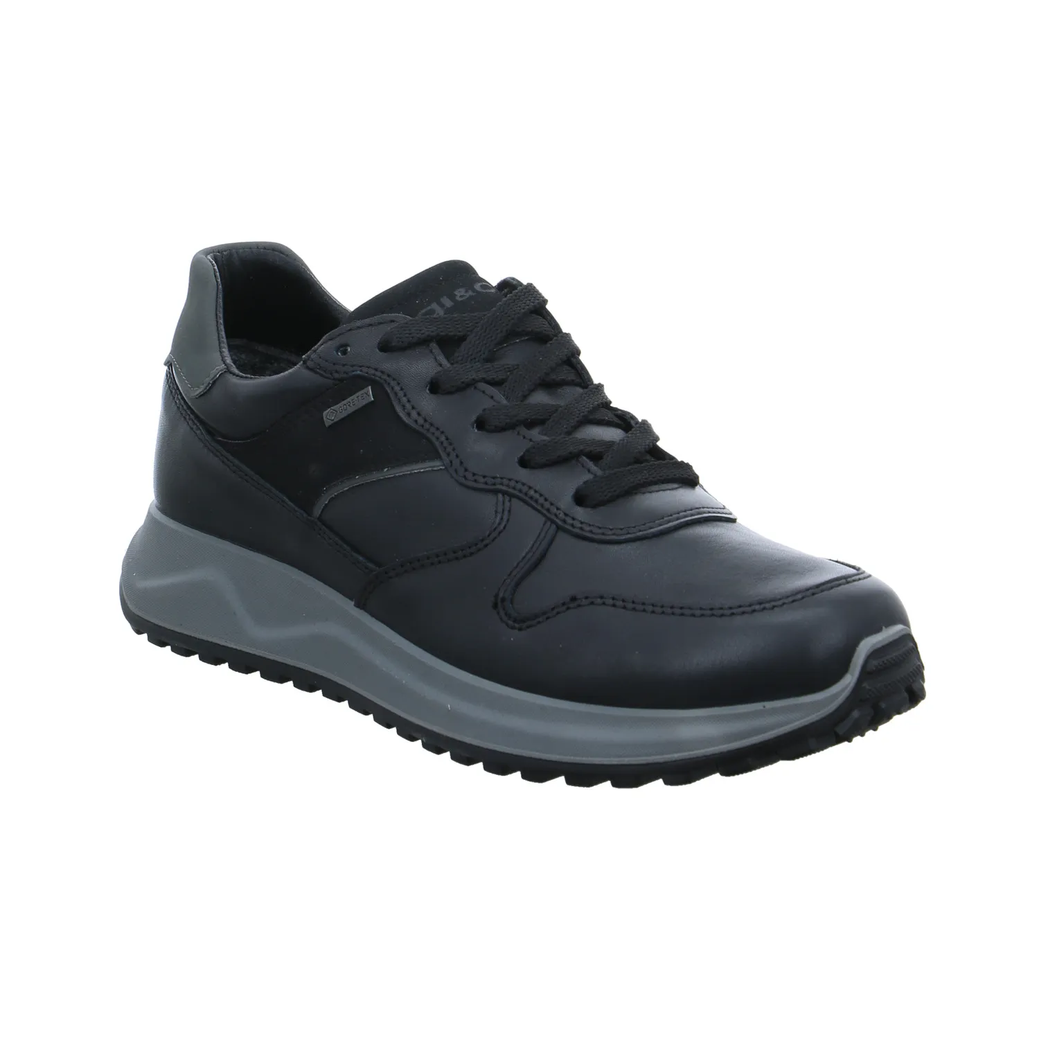 IGI & CO Halbschuh Schwarz Leder 