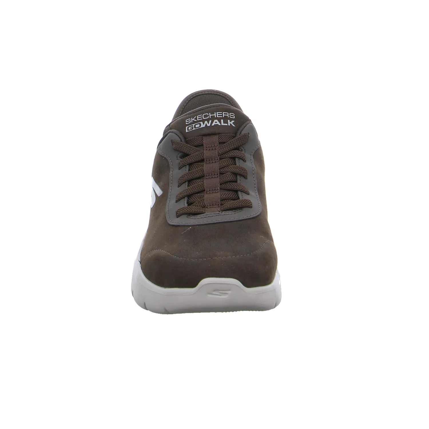 SKECHERS Halbschuhe Sneaker Braun Lederimitat 