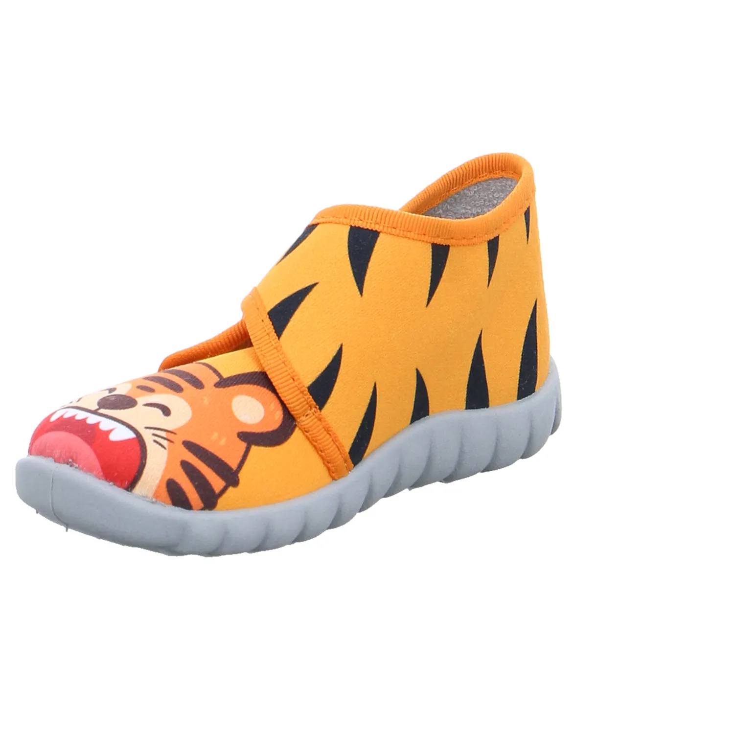 FISCHER Unisex Baby-Hausschuh Orange Textil FISCHER Unisex Baby-Hausschuh Orange Textil