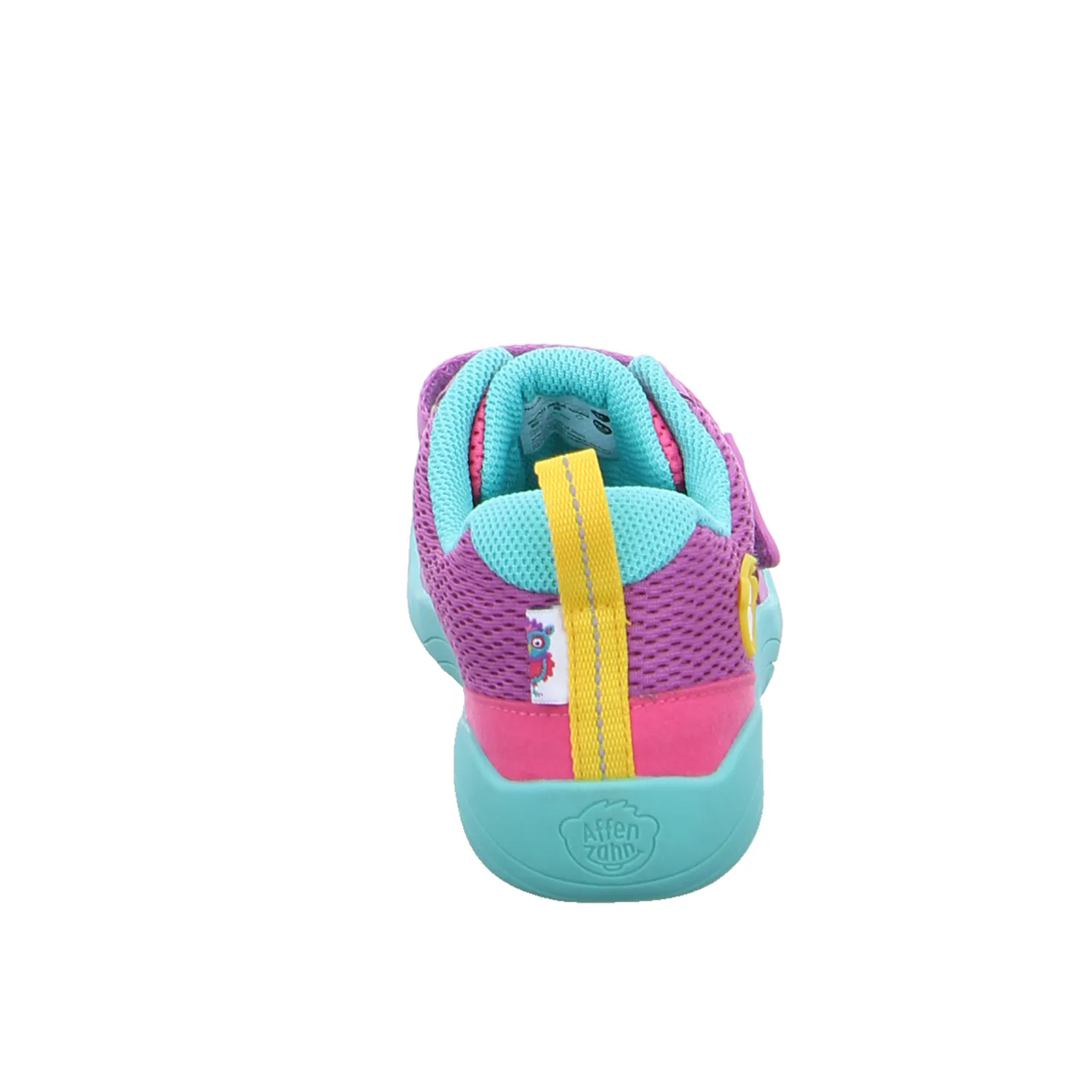 AFFENZAHN Komfortschuh Mädchen-Halbschuh Klett Violette Textil 