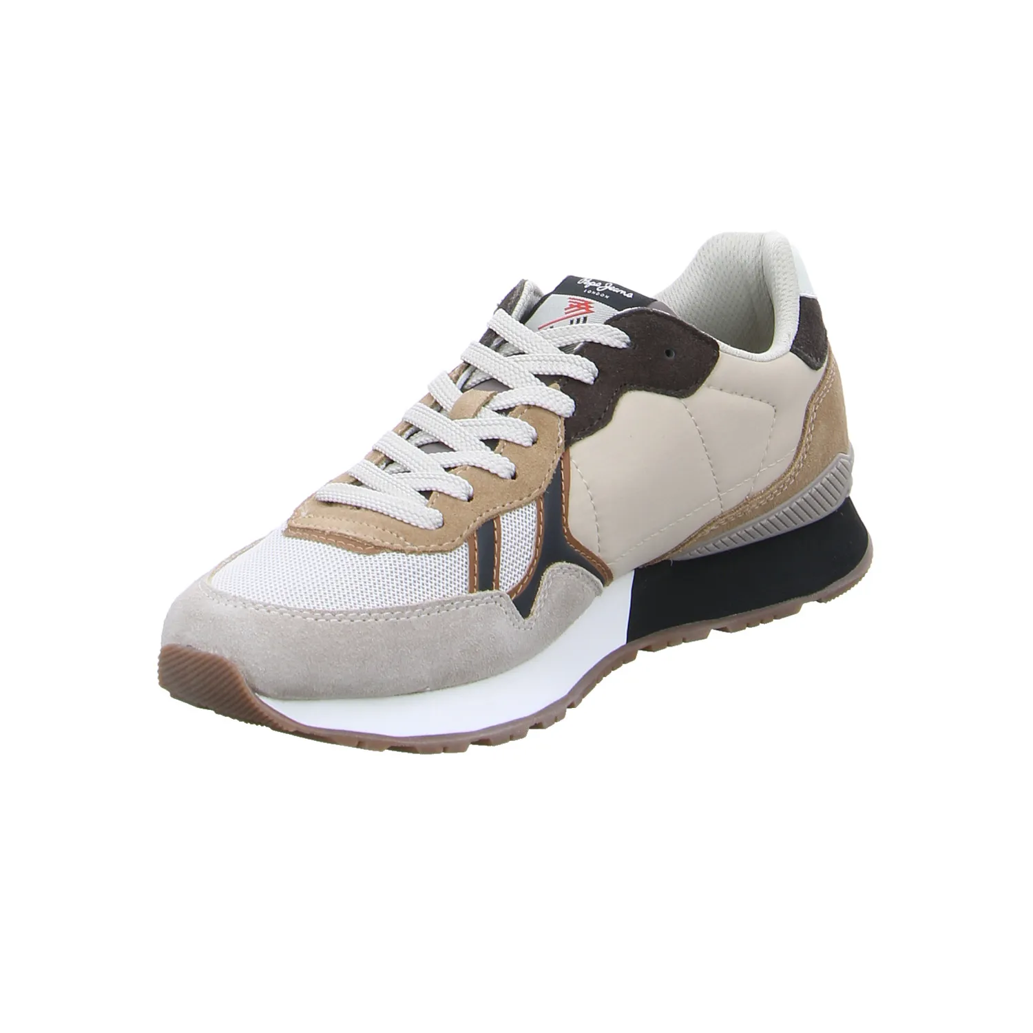 PEPE JEANS Halbschuhe Sneaker Stoff Beige Lederimitat PEPE JEANS Halbschuhe Sneaker Stoff Beige Lederimitat