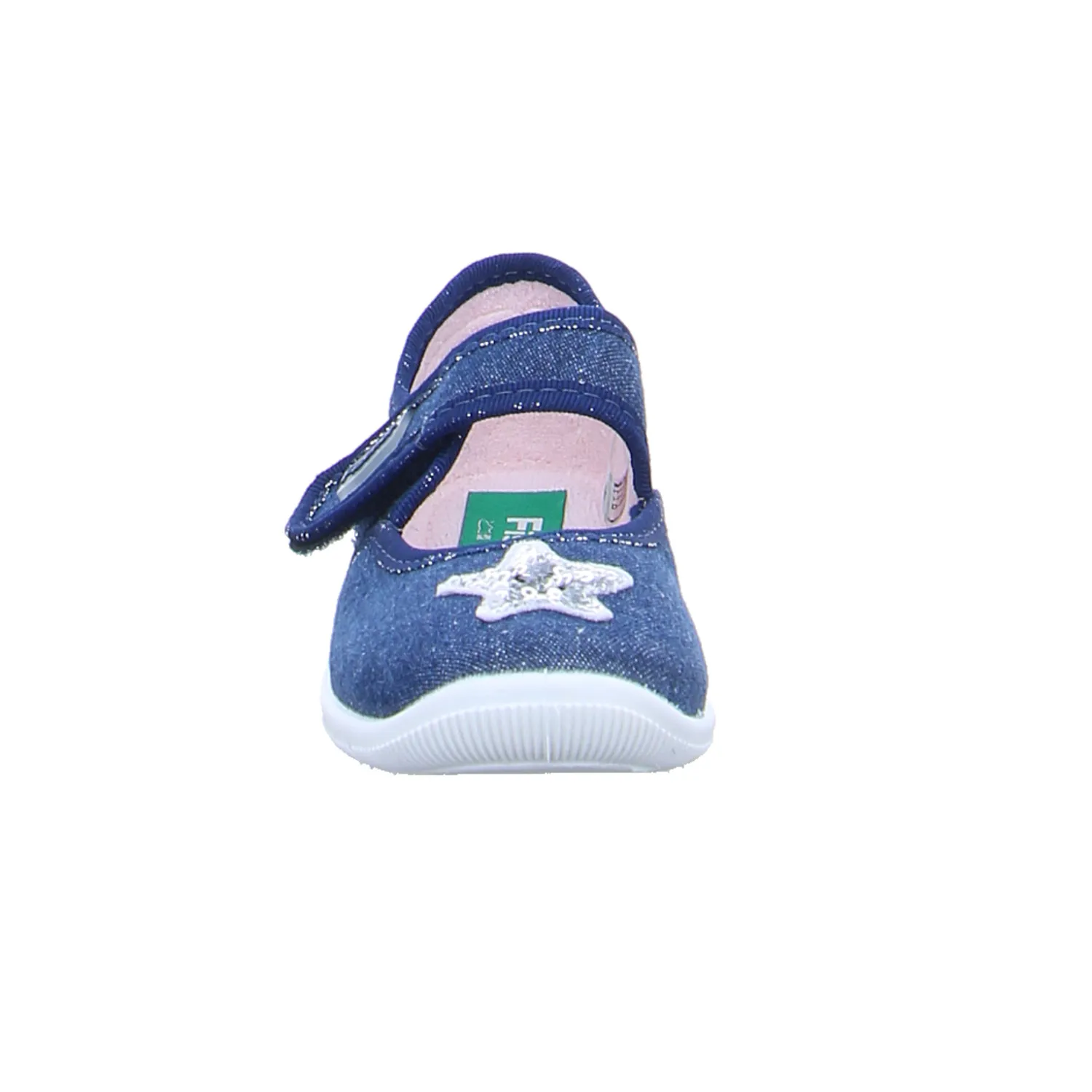 FISCHER Mädchen Kinder-Hausschuh Jeansblau Textil FISCHER Mädchen Kinder-Hausschuh Jeansblau Textil