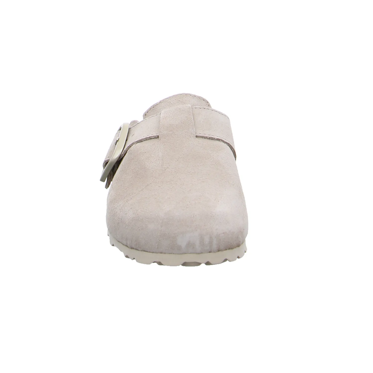 VERBENAS Pantolette Taupe Leder VERBENAS Pantolette Taupe Leder