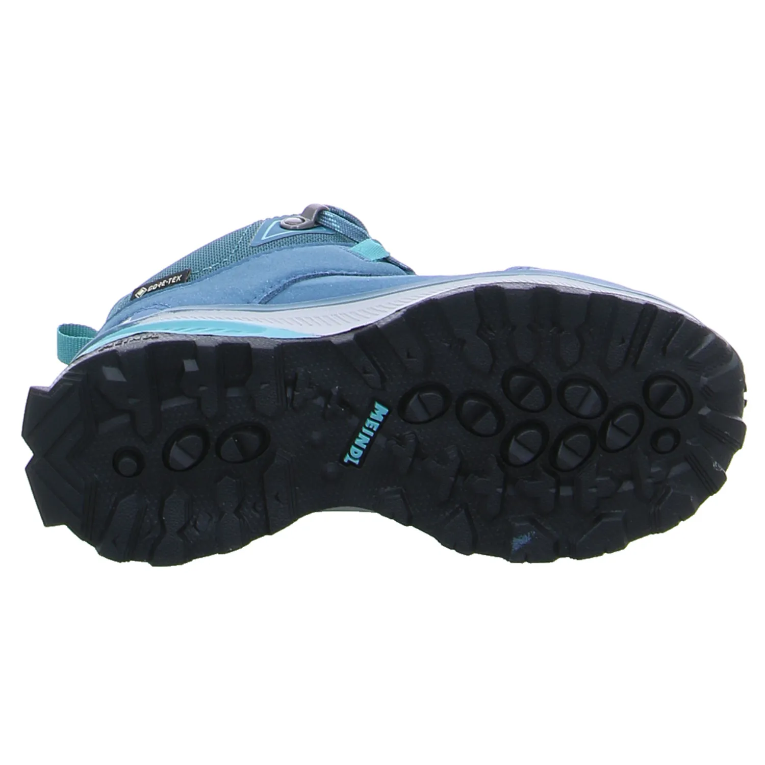 MEINDL mit Gore Tex Kinder-Wanderschuhe Blau Lederimitat MEINDL mit Gore Tex Kinder-Wanderschuhe Blau Lederimitat