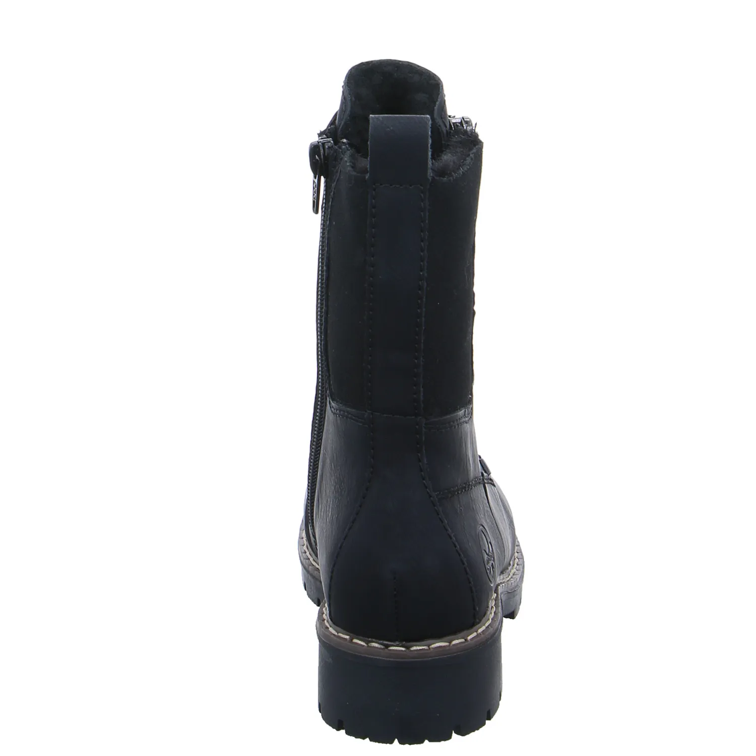 RIEKER Boot Schwarz Lederimitat RIEKER Boot Schwarz Lederimitat