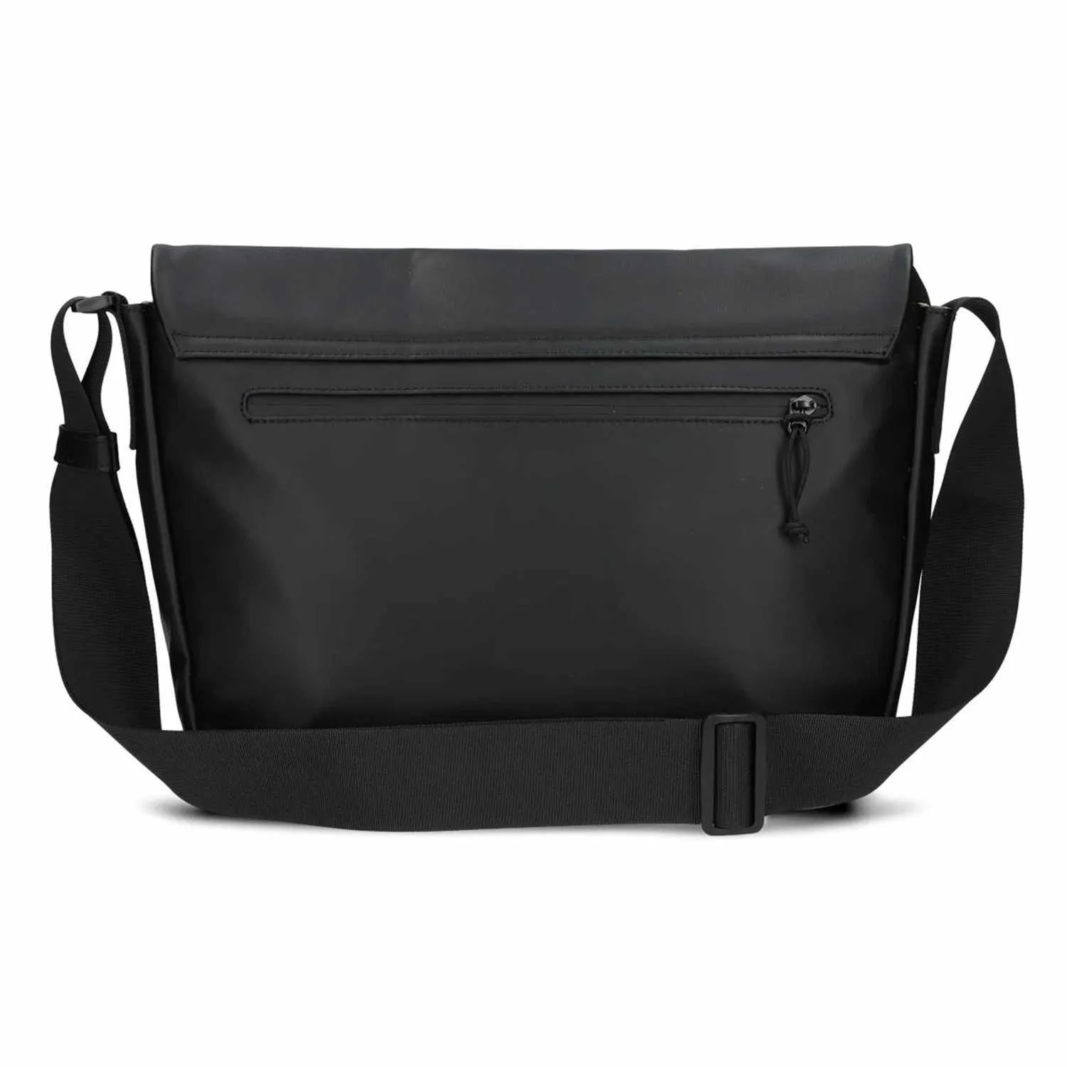 ZWEI Handtasche mit Überschlag Schwarz Lederimitat ZWEI Handtasche mit Überschlag Schwarz Lederimitat