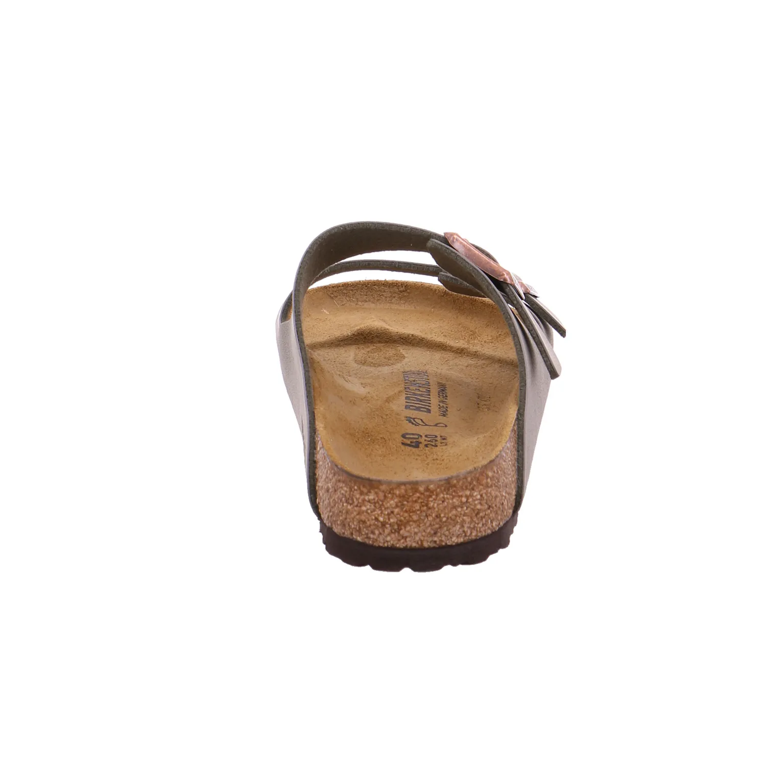 BIRKENSTOCK Bio-Mûles Grau Lederimitat BIRKENSTOCK Bio-Mûles Grau Lederimitat
