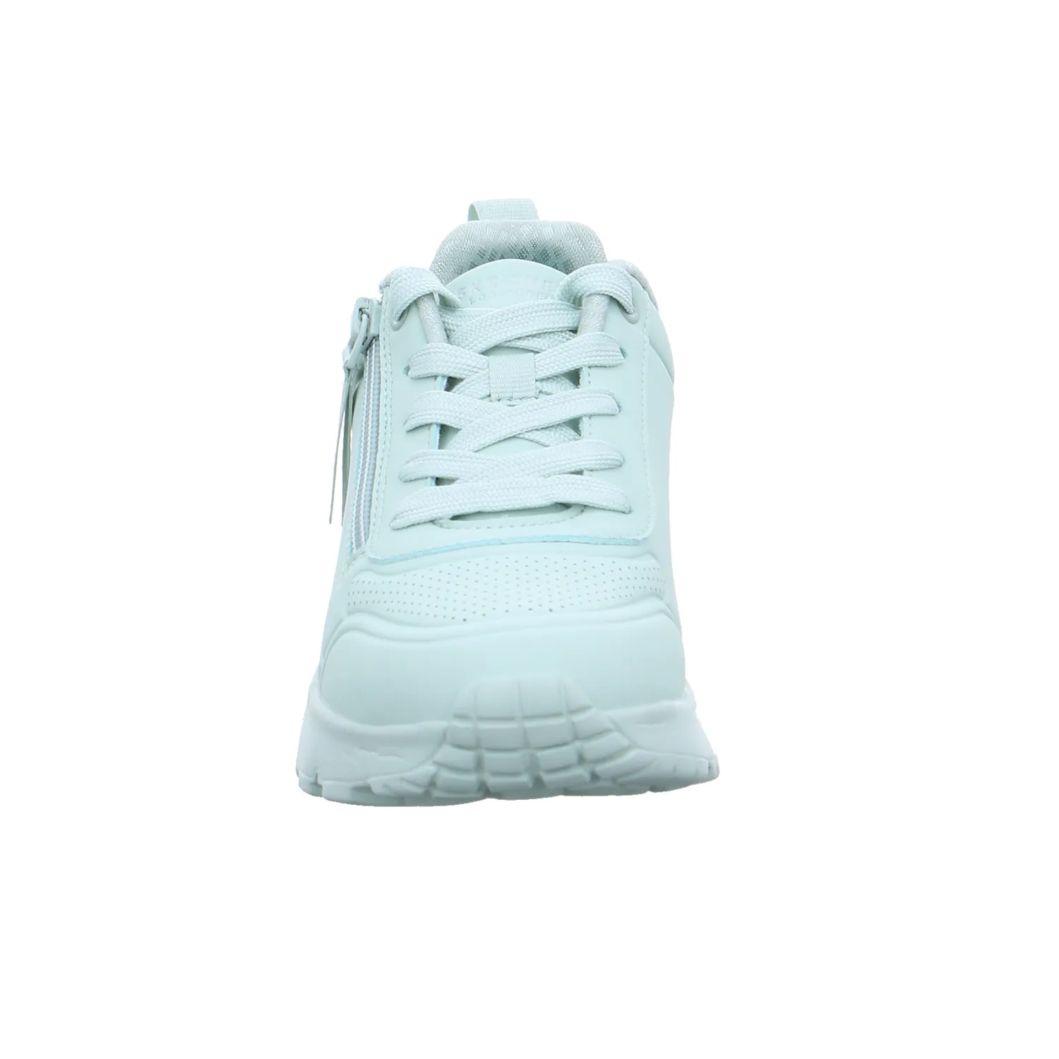 SKECHERS Sneaker Mädchen-Halbschuh Binder Pastelgrün Lederimitat 