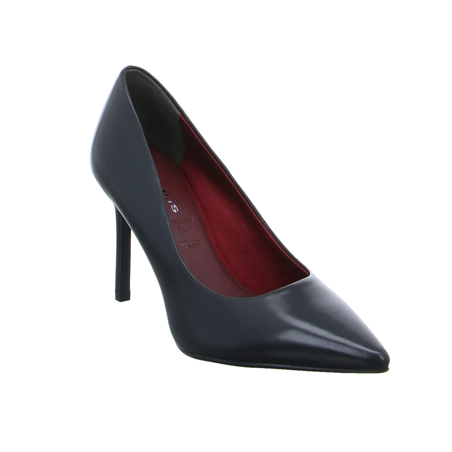 TAMARIS Pumps Schwarz Leder 