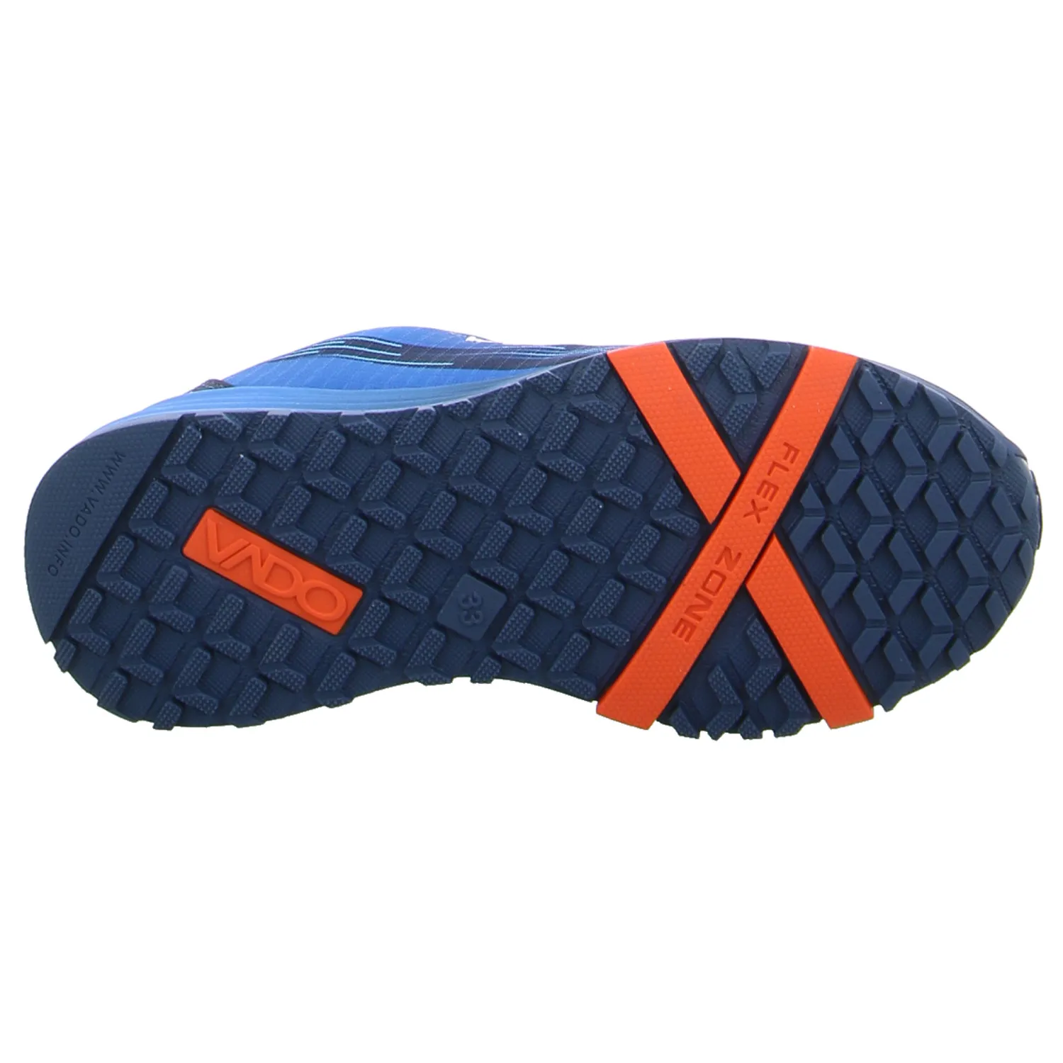 VADO Sneaker Outdoor Jungen-Halbschuh Klett Dunkelblau Textil VADO Sneaker Outdoor Jungen-Halbschuh Klett Dunkelblau Textil