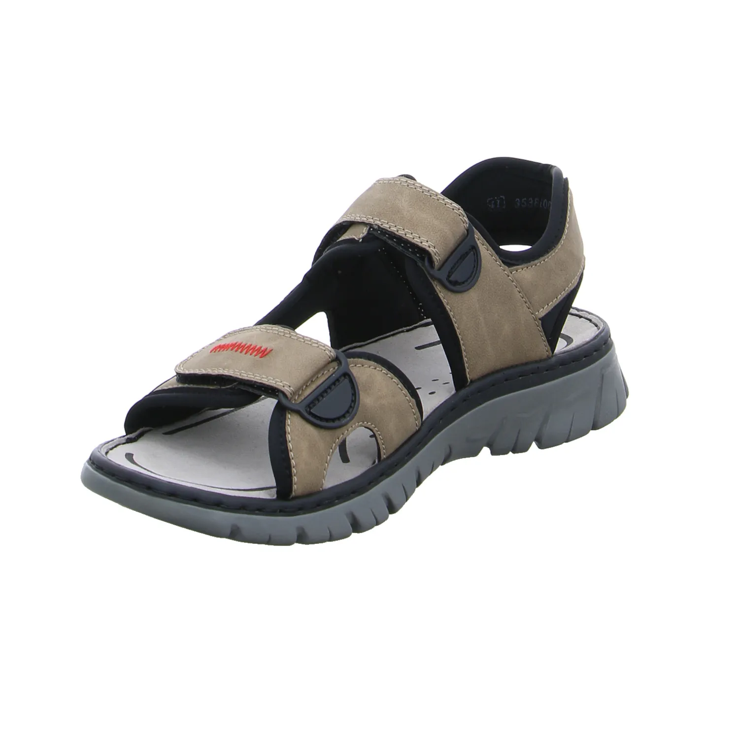 RIEKER Sandale Beige Lederimitat RIEKER Sandale Beige Lederimitat