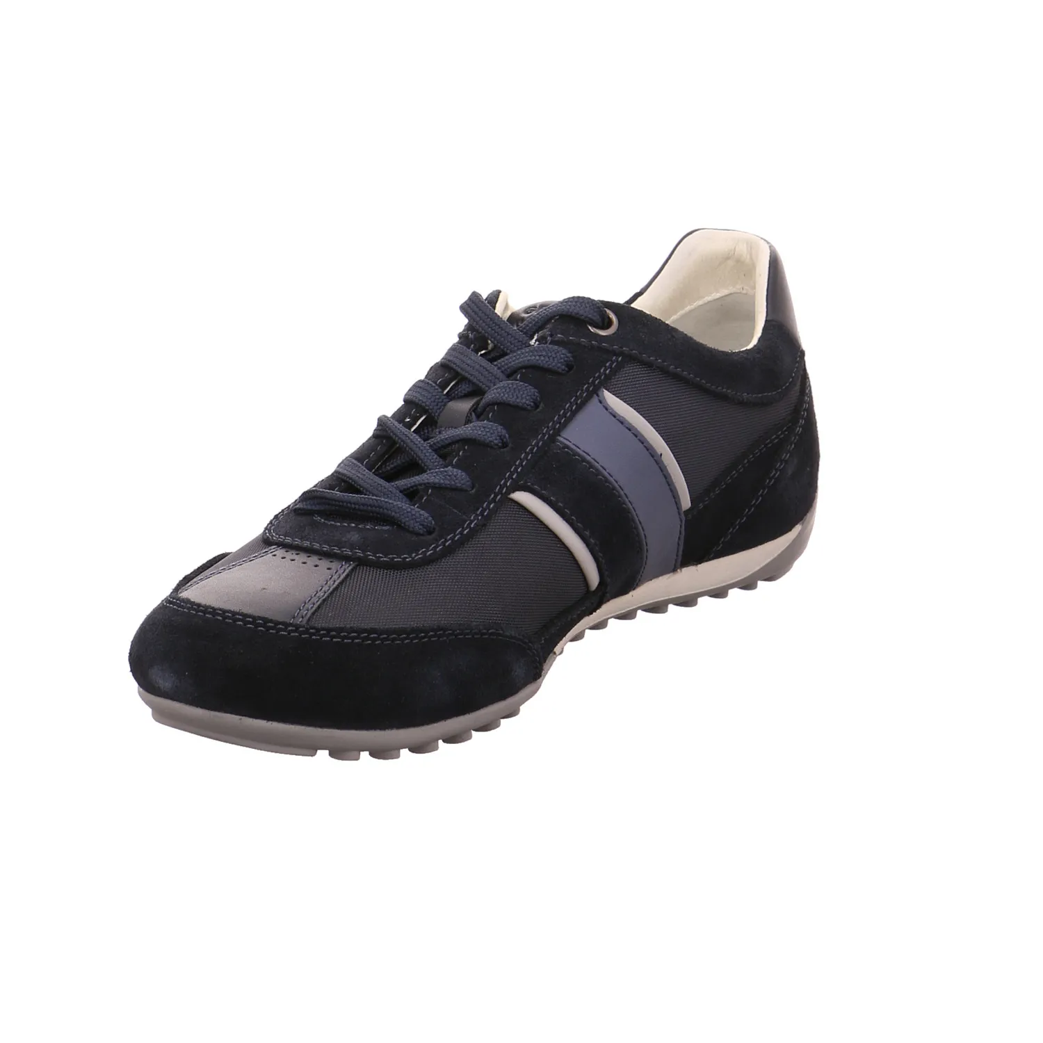 GEOX Halbschuhe Sneaker Blau Leder GEOX Halbschuhe Sneaker Blau Leder