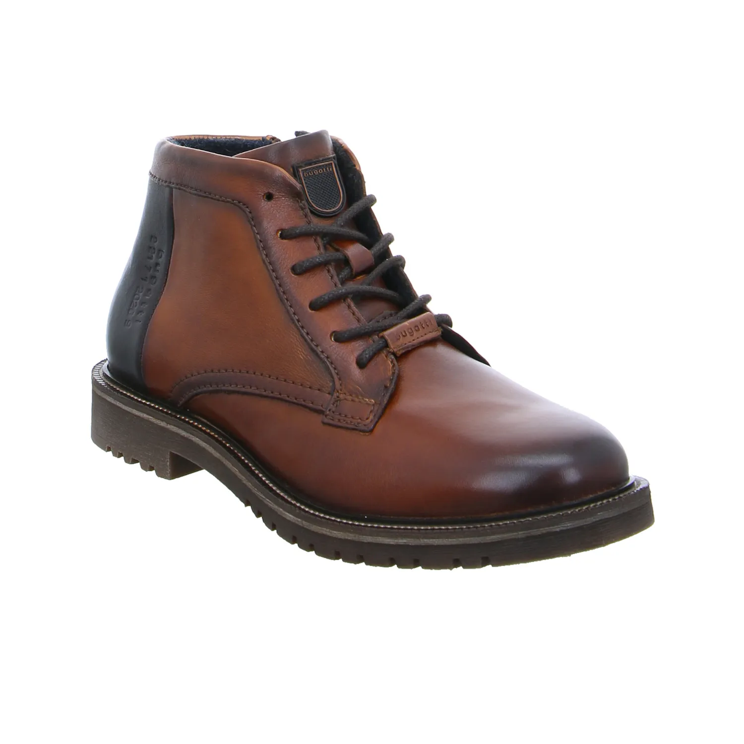 BUGATTI SHOES Boots Cognac Leder 
