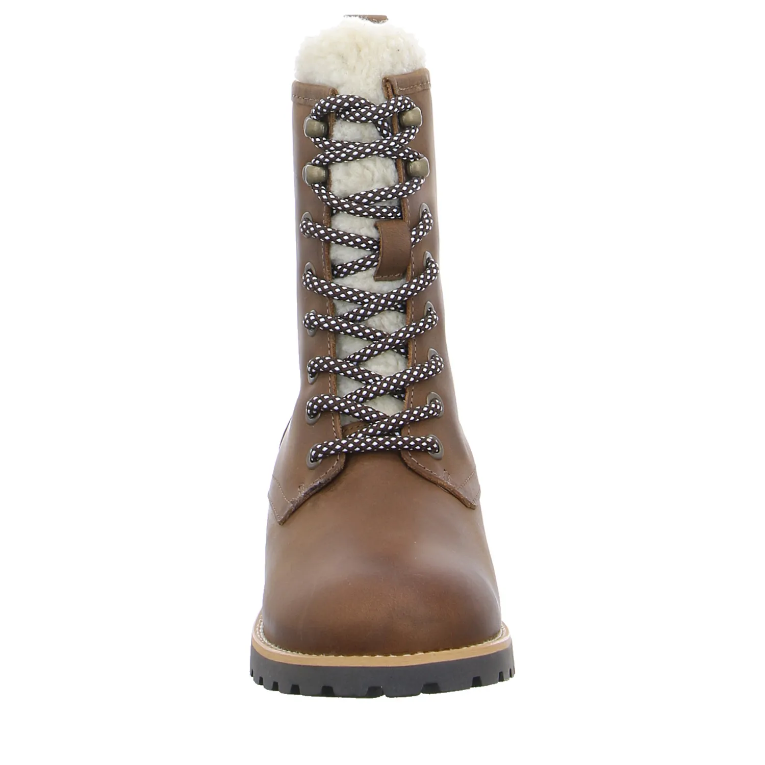SCHUHENGEL Boot Braun Leder SCHUHENGEL Boot Braun Leder