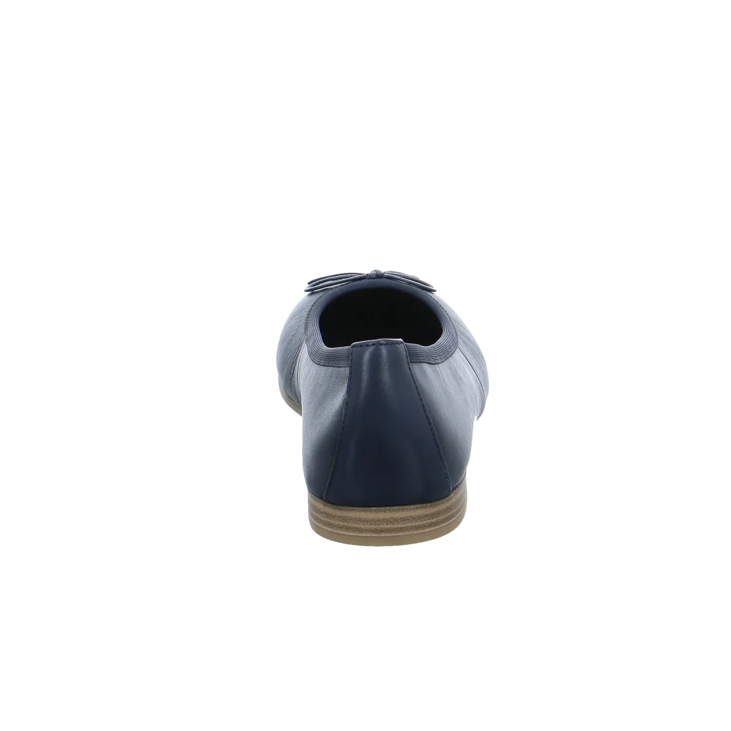 TAMARIS Ballerina Navy Leder 