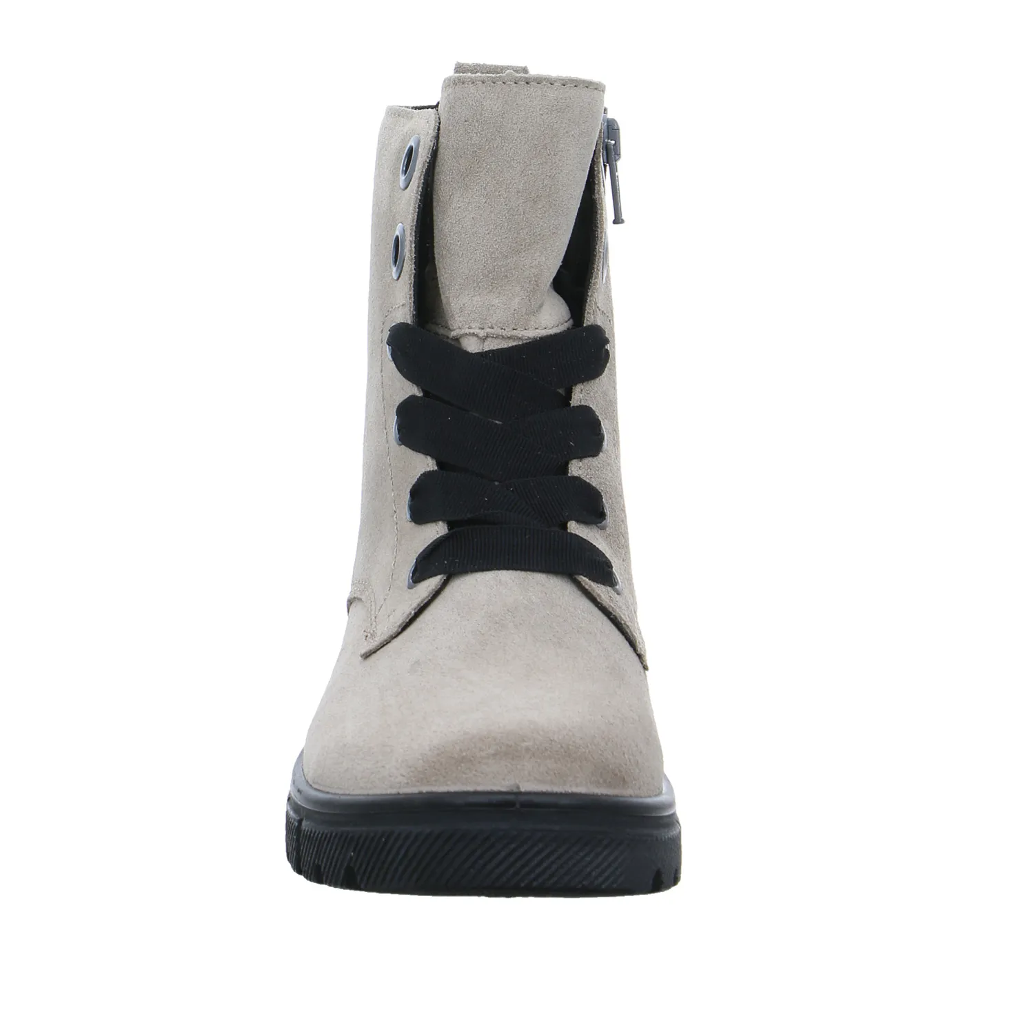 RICOSTA Schnür-Boot Mädchen-Winter-Bottine Taupe Leder 