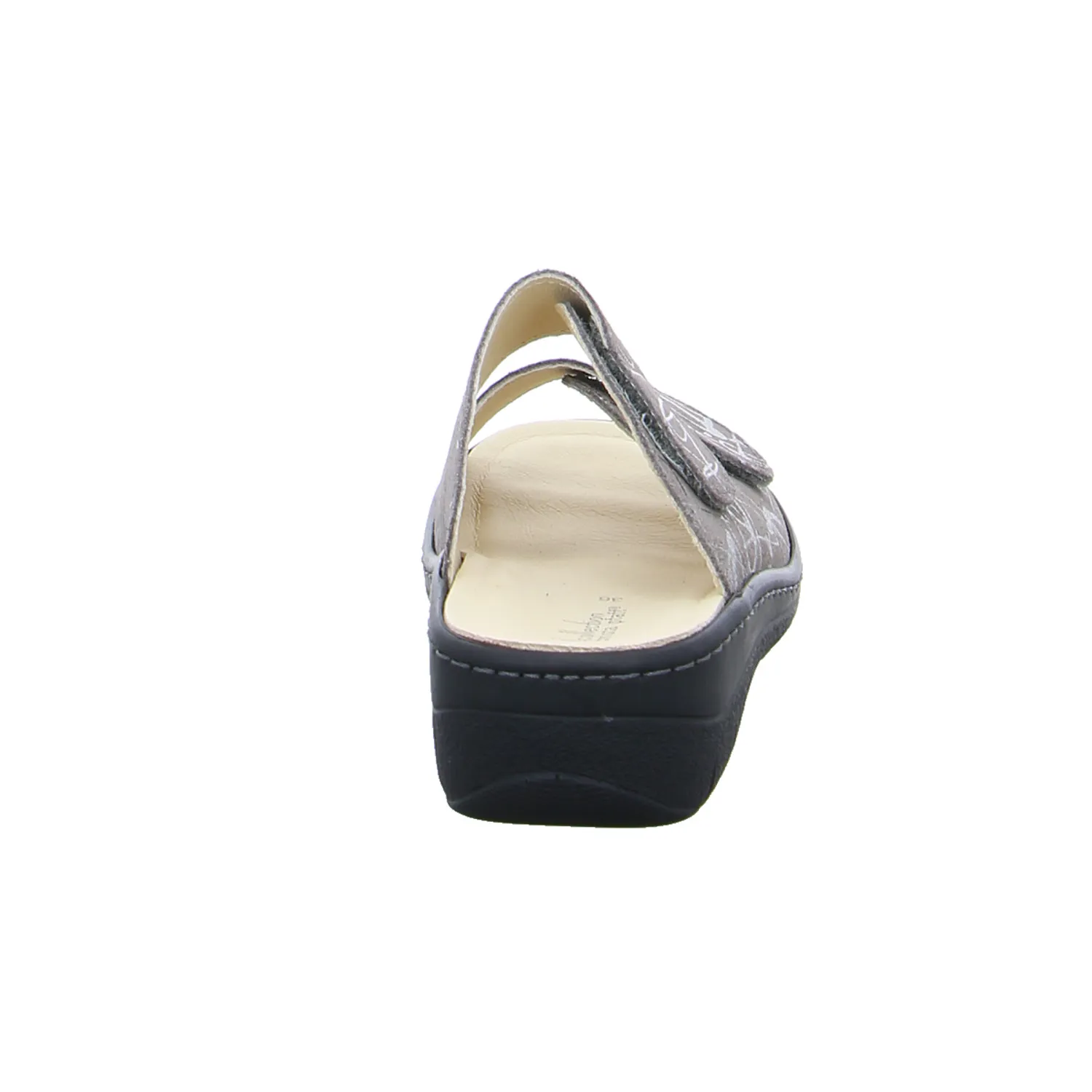 COLLECTION CHRISTA PFAFF Pantolette Grau Leder COLLECTION CHRISTA PFAFF Pantolette Grau Leder