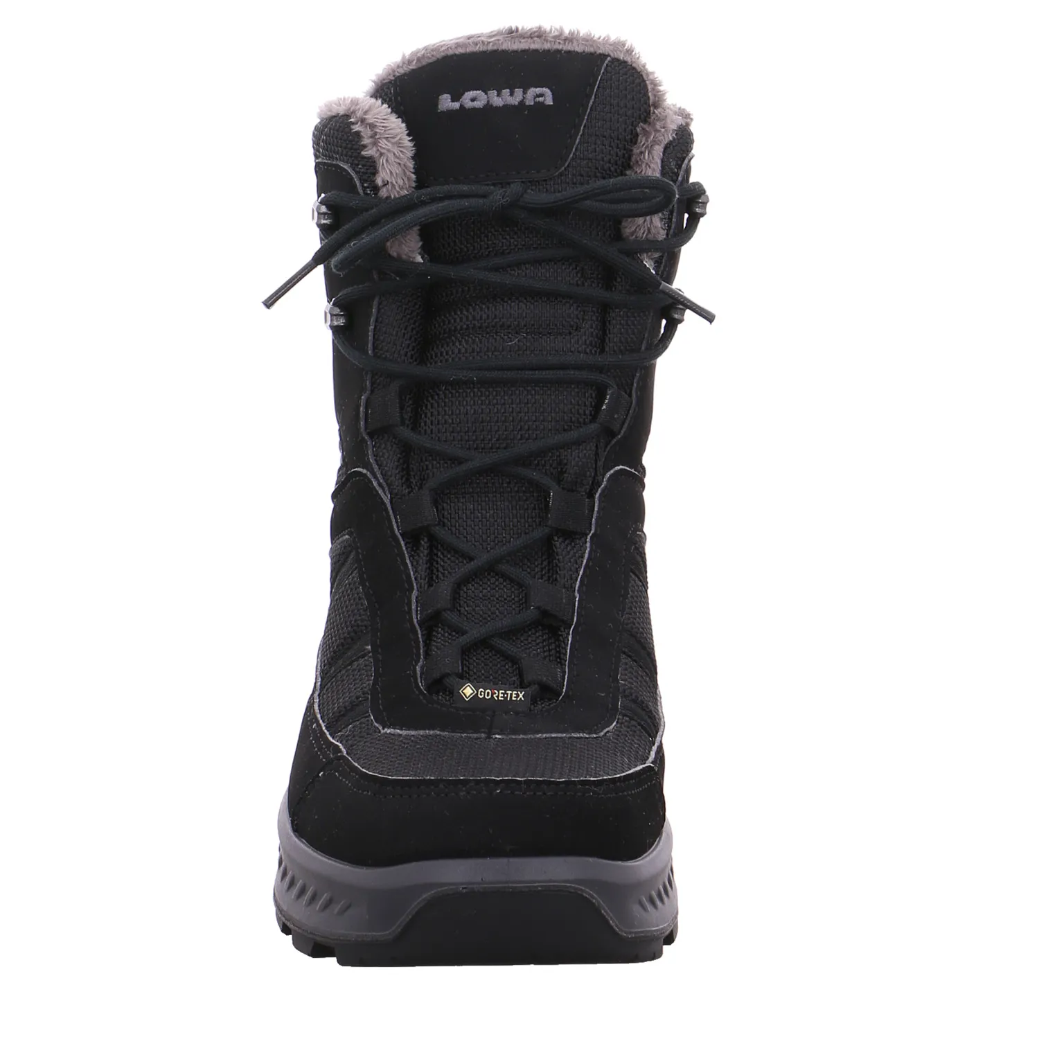 LOWA mit Gore-Tex Snowboots Damen Schwarz Synthetik LOWA mit Gore-Tex Snowboots Damen Schwarz Synthetik