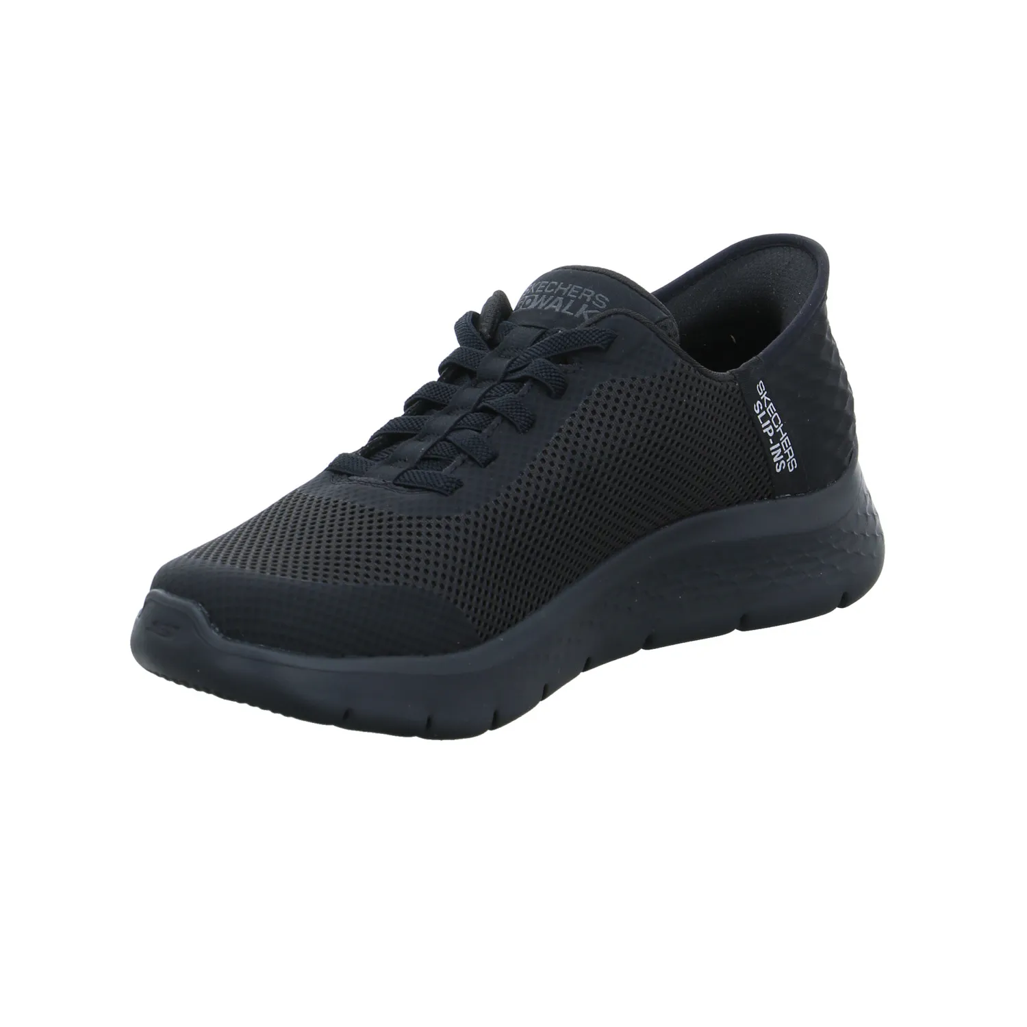 SKECHERS Memory Foam Halbschuhe Sneaker Stoff Schwarz Synthetik 