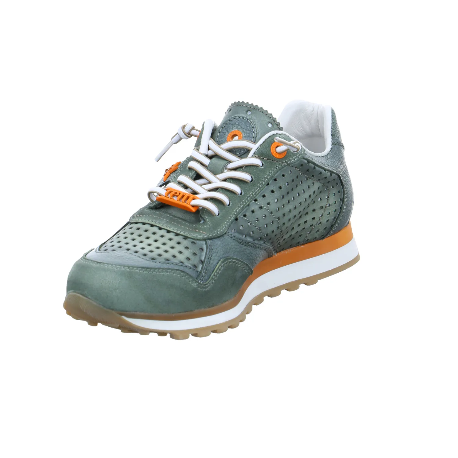 CETTI Halbschuhe Sneaker Olive Leder CETTI Halbschuhe Sneaker Olive Leder