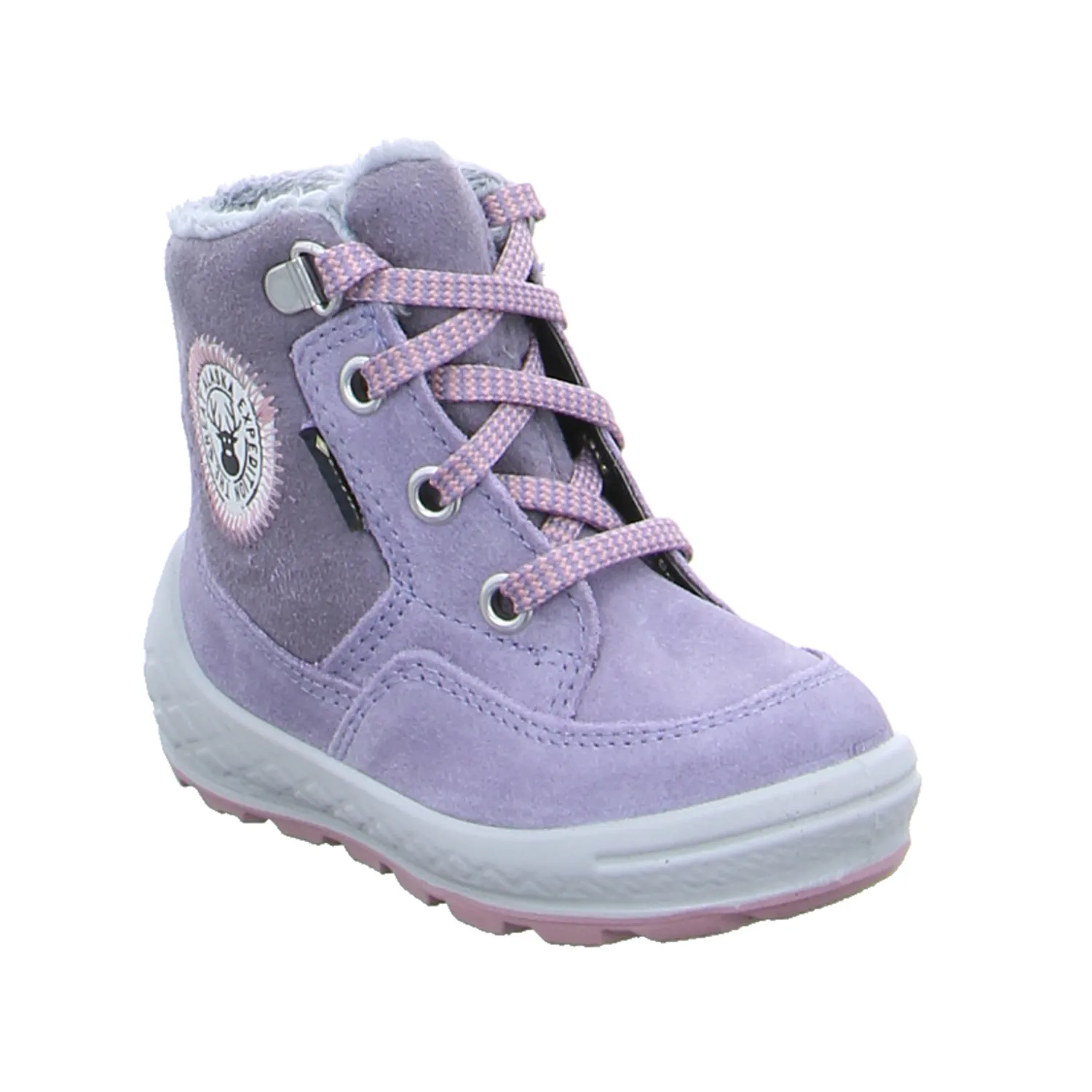 SUPERFIT Kleinkinder-Winter-Bottine Flieder Textil  Baby-Boot 