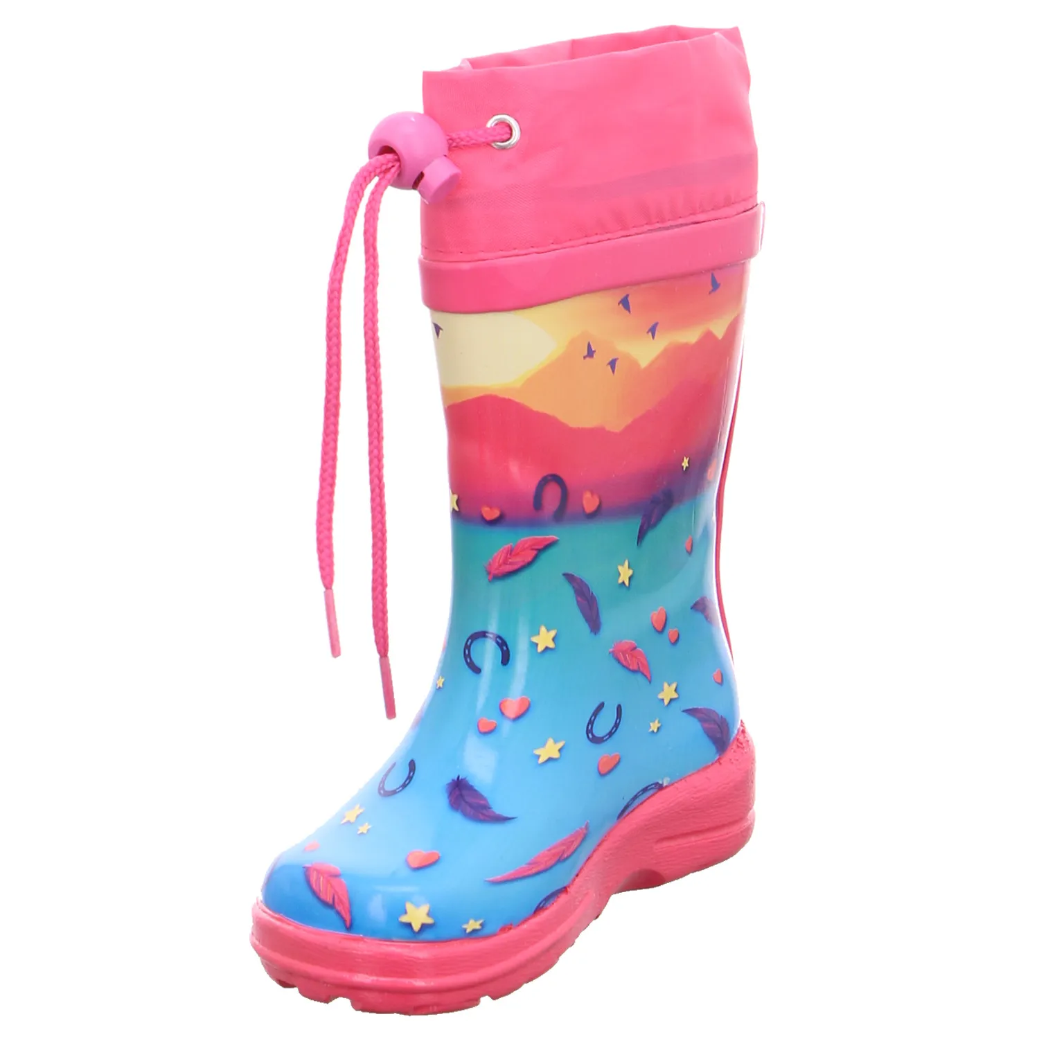BECK Kinder-Gummistiefel Hellblau Synthetik BECK Kinder-Gummistiefel Hellblau Synthetik