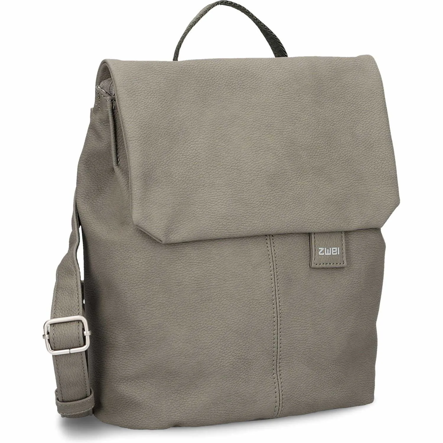 ZWEI Rucksack Khaki Lederimitat ZWEI Rucksack Khaki Lederimitat