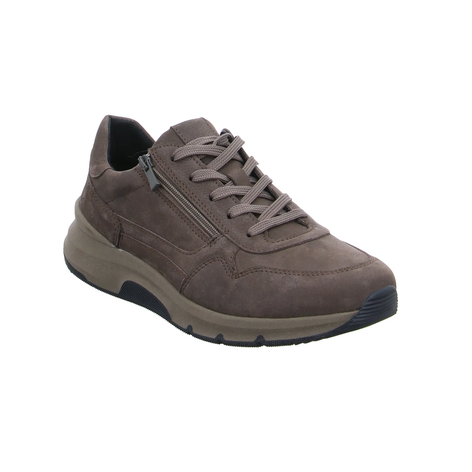 VAN DER LAAN Halbschuh Braun Leder VAN DER LAAN Halbschuh Braun Leder