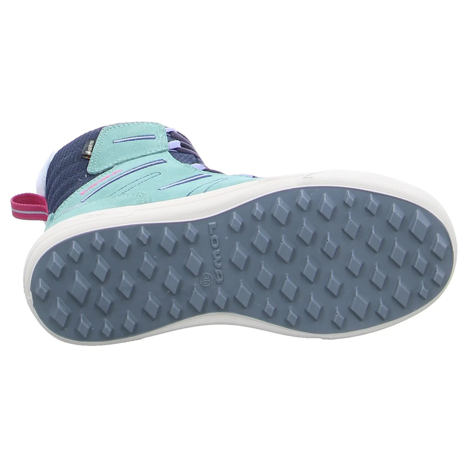 LOWA Winter-Sneaker, high Mädchen-Snowboot Membrane Mint Textil LOWA Winter-Sneaker, high Mädchen-Snowboot Membrane Mint Textil