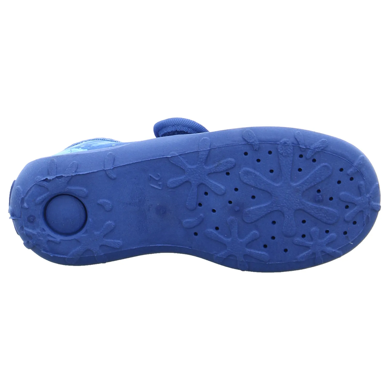 FISCHER Jungen Kinder-Hausschuh Blau Textil 