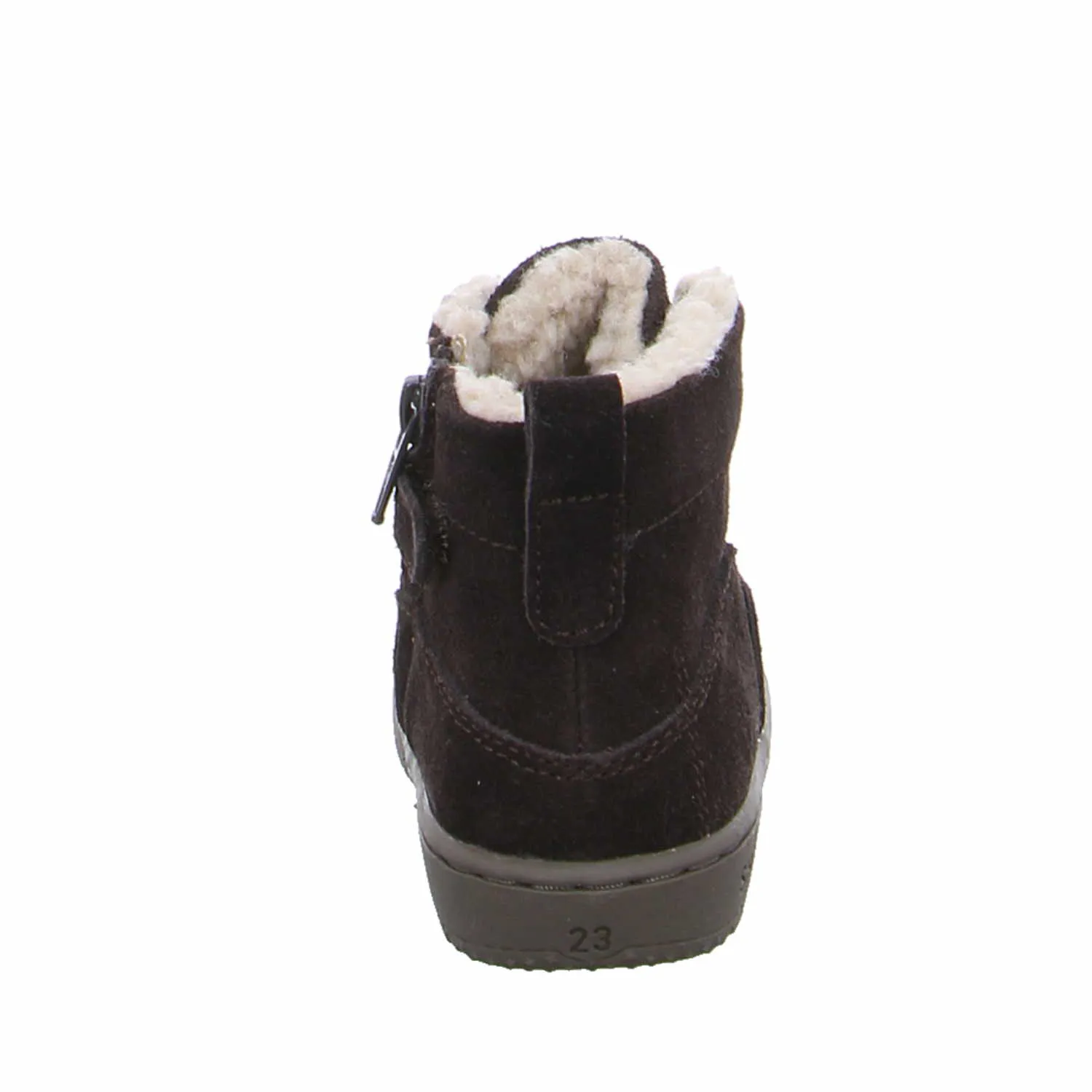 SHOESME Winter Boot Kleinkinder-Winter-Bottine Dunkelbraun Leder SHOESME Winter Boot Kleinkinder-Winter-Bottine Dunkelbraun Leder