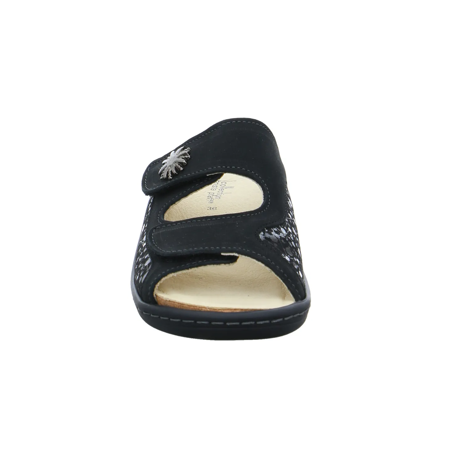 COLLECTION CHRISTA PFAFF Pantolette Schwarz Leder 