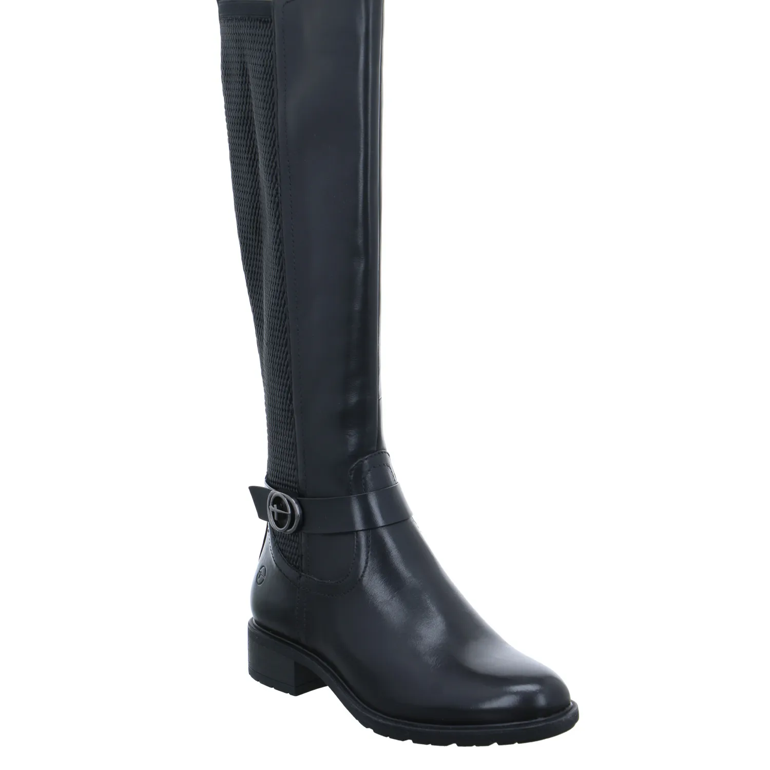 TAMARIS Stiefel Schwarz Leder TAMARIS Stiefel Schwarz Leder